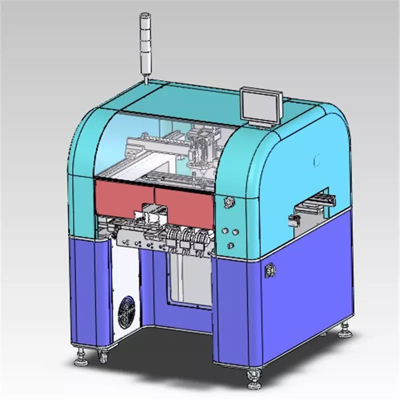 How THT PCBA Oddform machine for Smart EMS factory PCB assembly 3D model