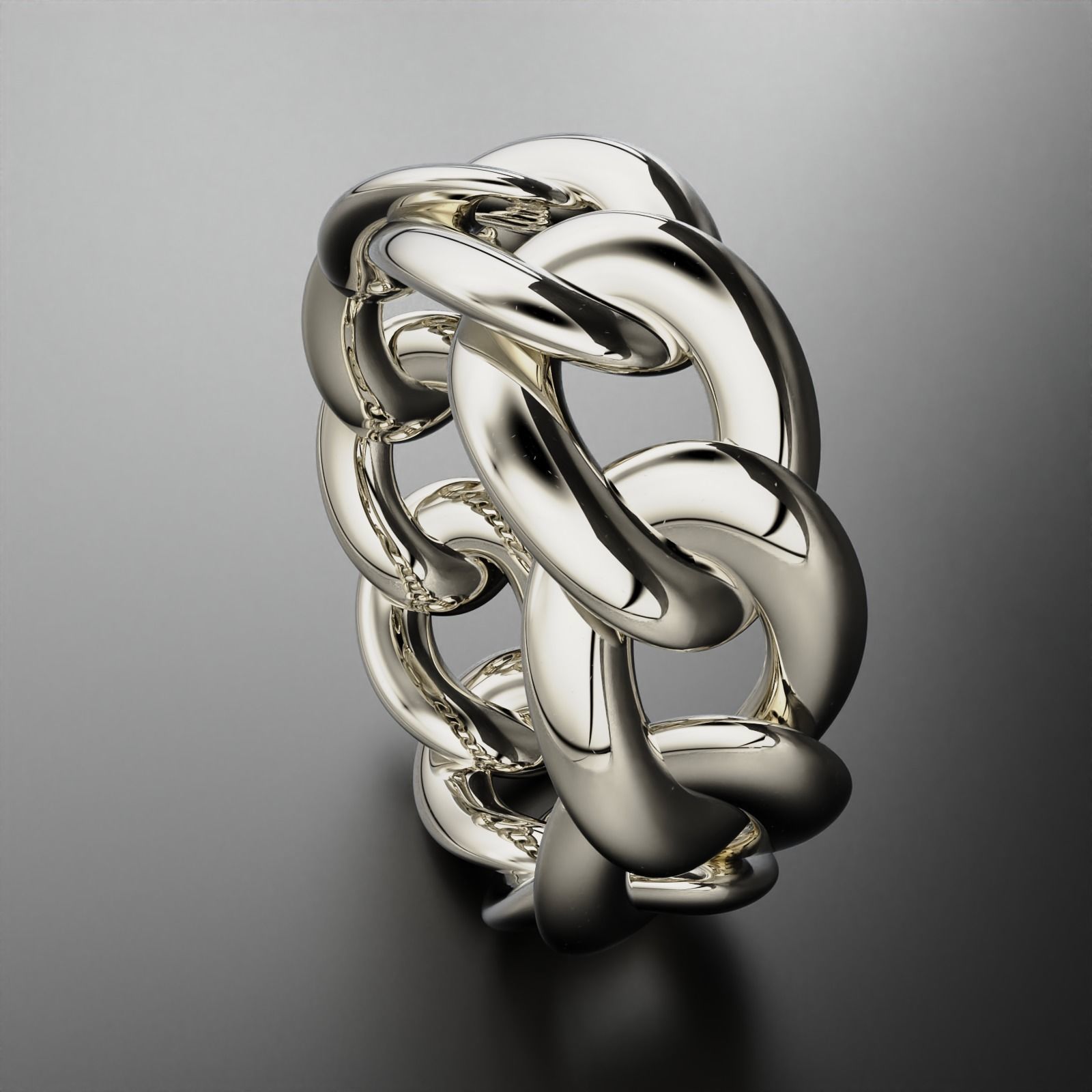 Cuban Ring  3D print model_4