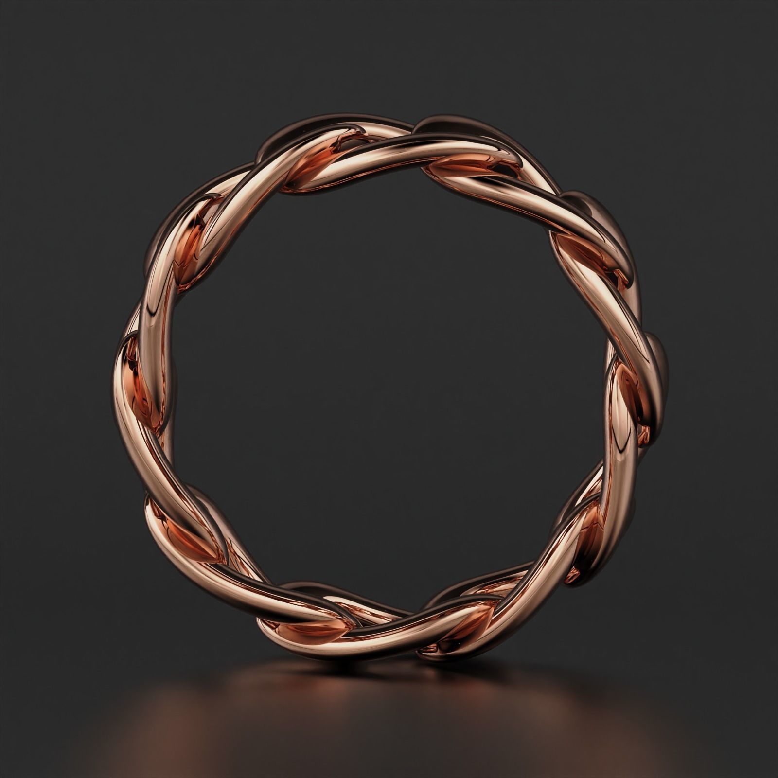 Cuban Ring  3D print model_7