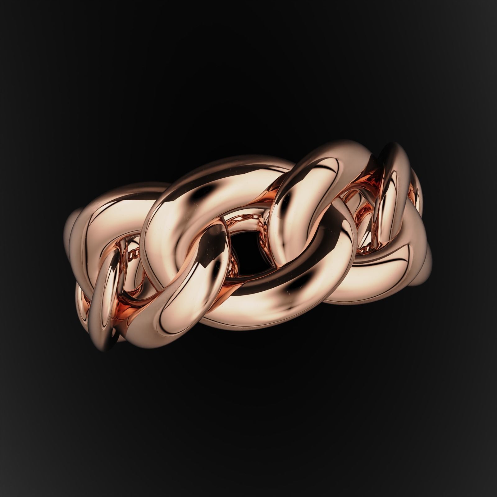 Cuban Ring  3D print model_1