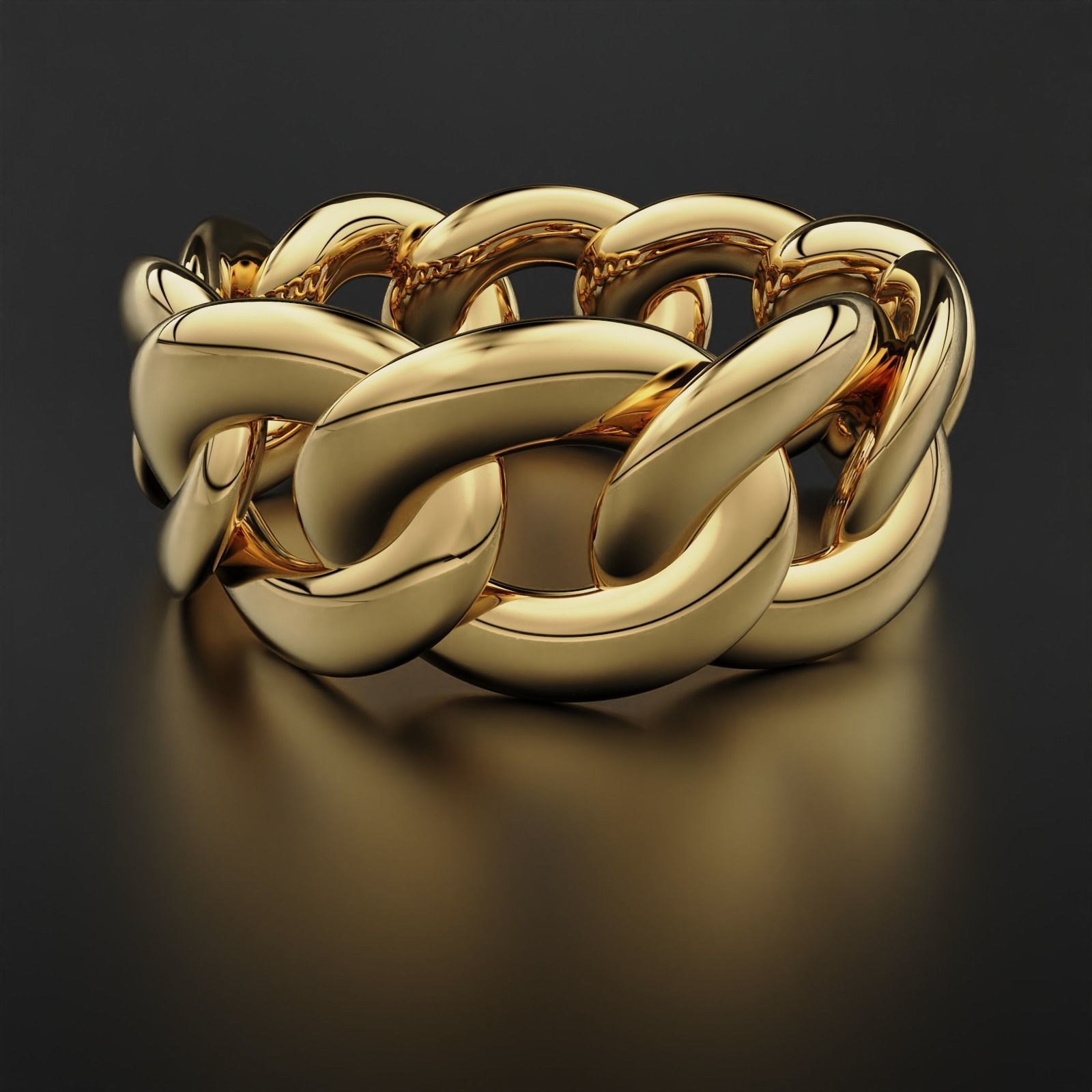 Cuban Ring  3D print model_10