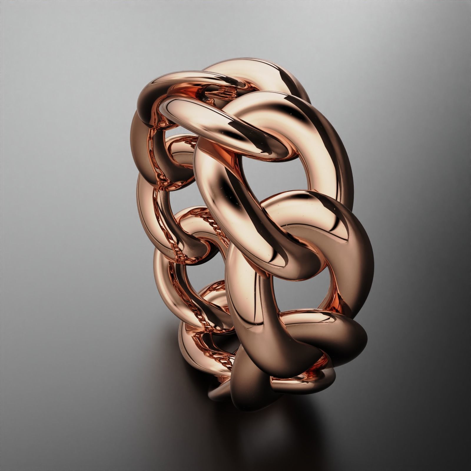 Cuban Ring  3D print model_6
