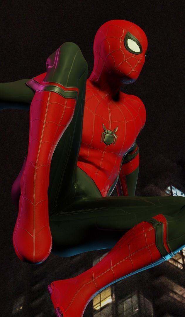 Spiderman far from home 2 SUIT include 3D model_4