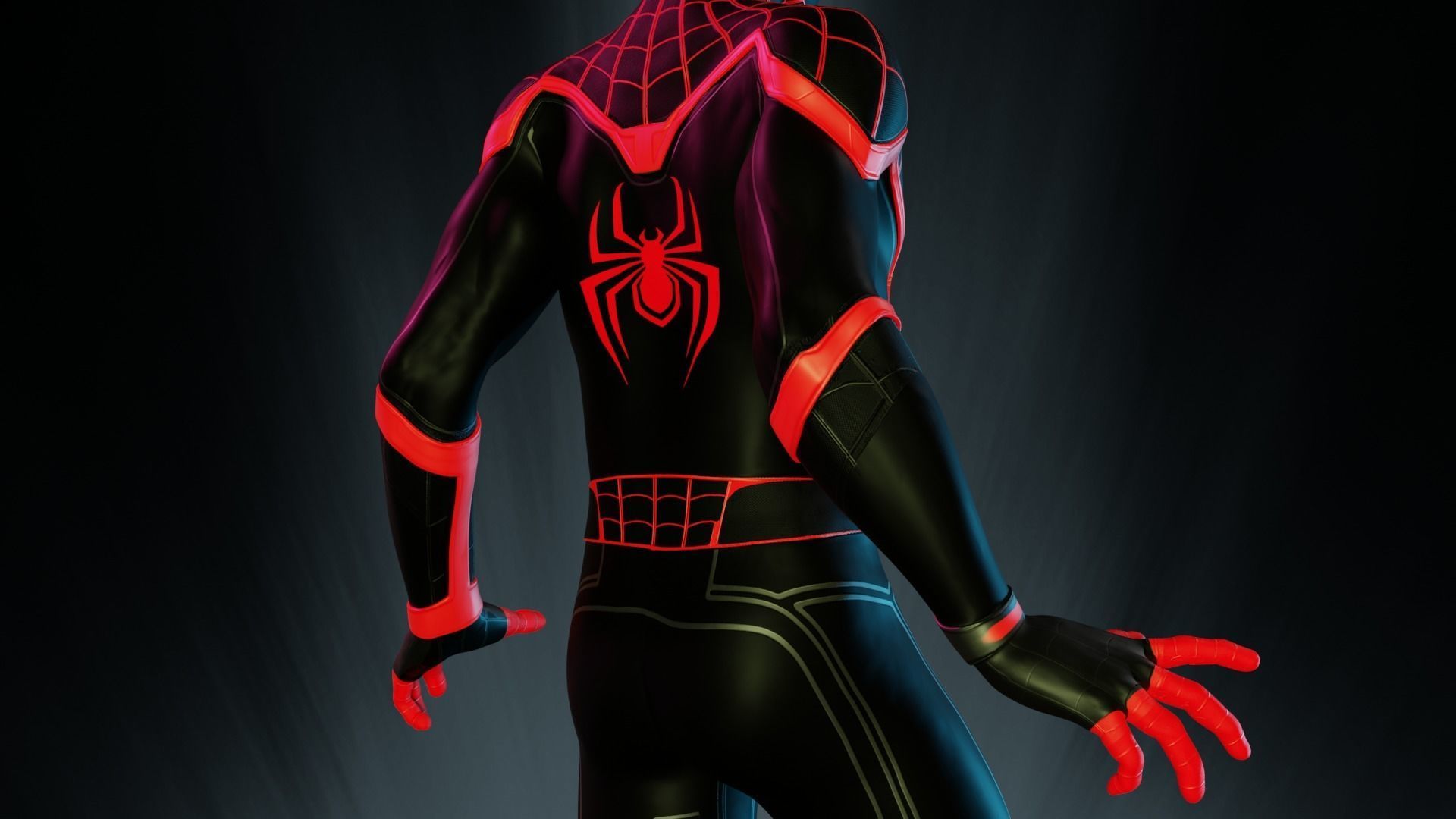 Spiderman far from home 2 SUIT include 3D model_7
