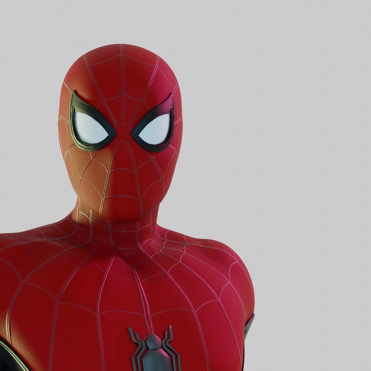 Spiderman far from home 2 SUIT include 3D model_8