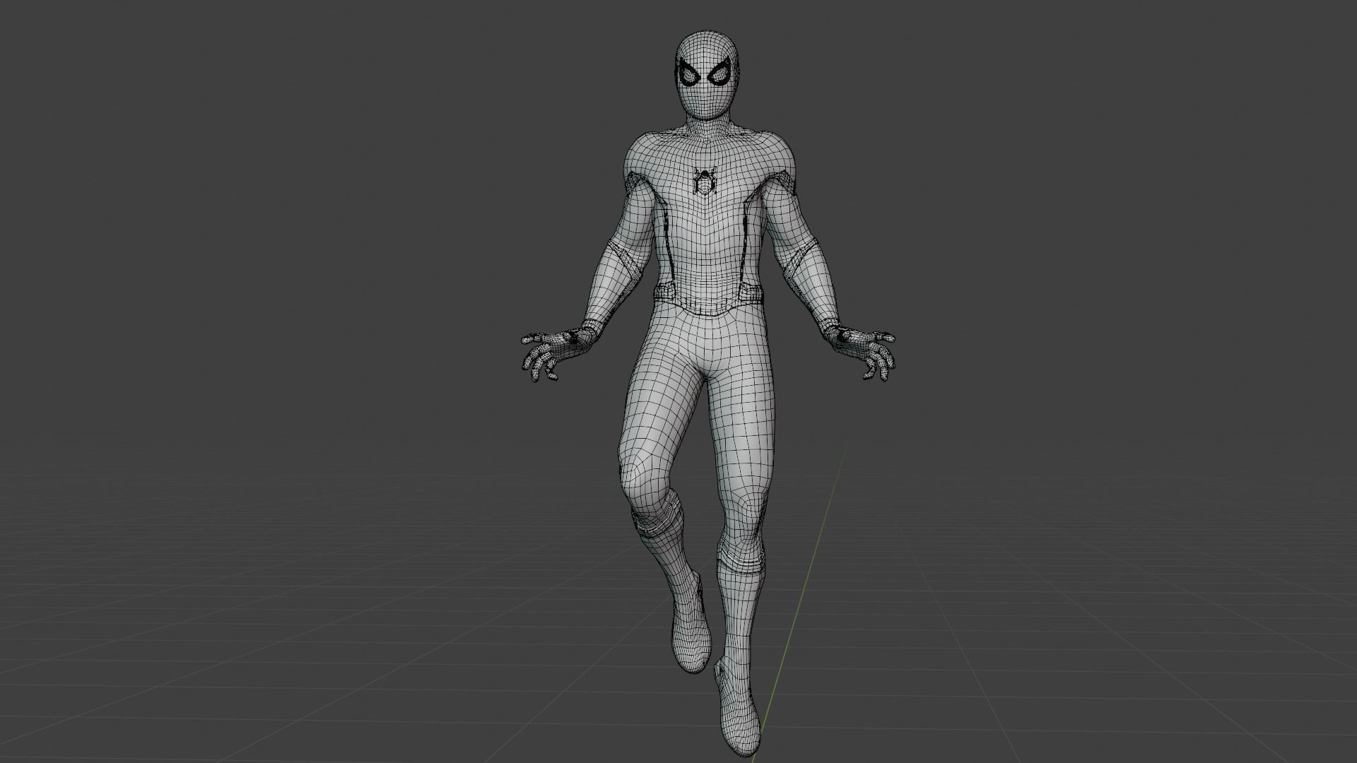 Spiderman far from home 2 SUIT include 3D model_25