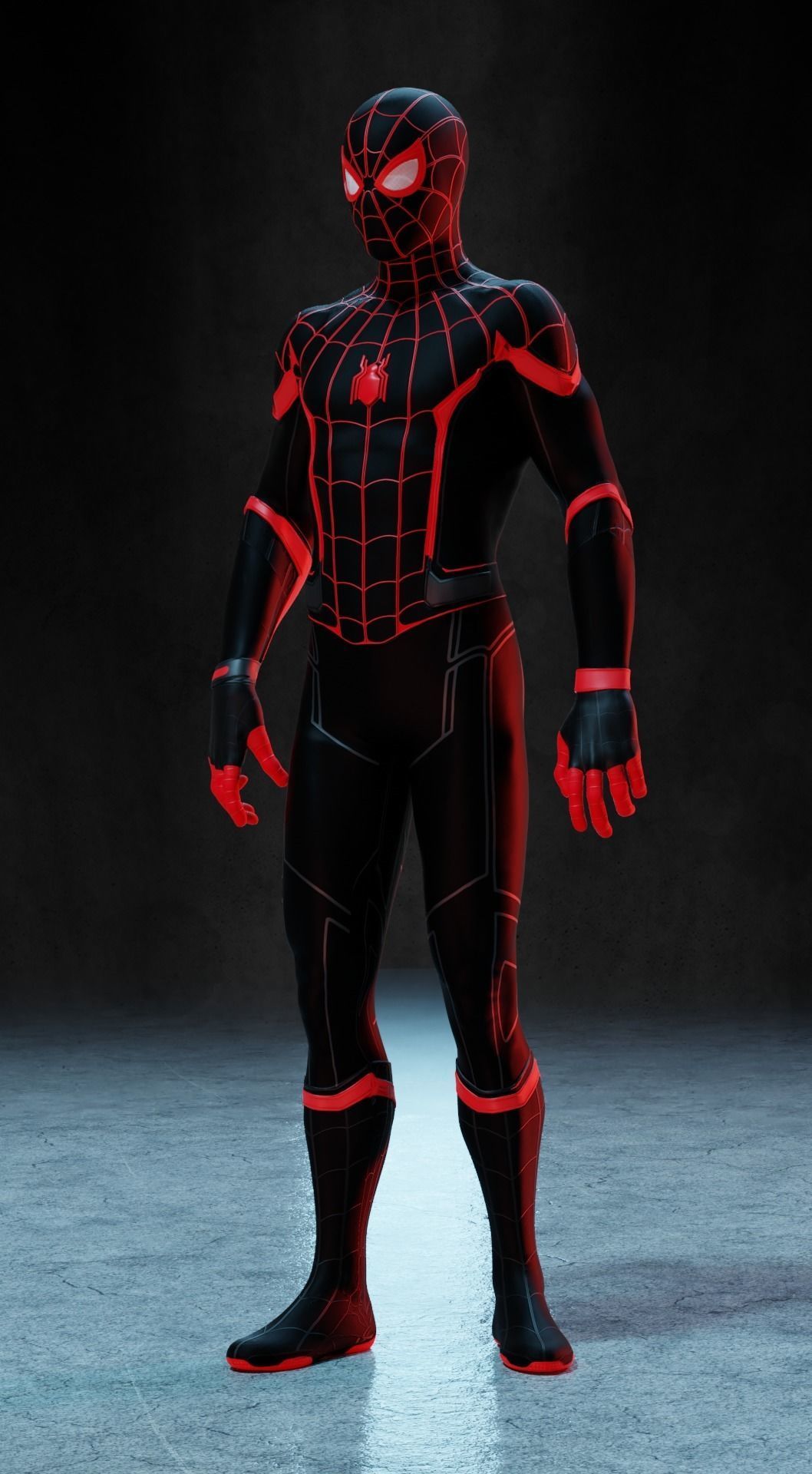 Spiderman far from home 2 SUIT include 3D model_9