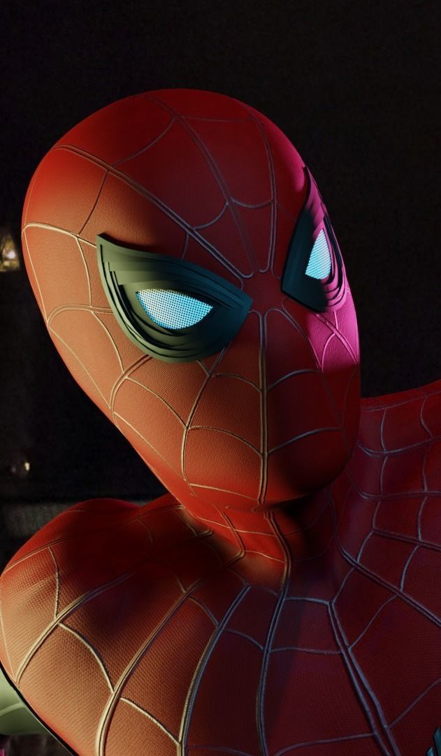 Spiderman far from home 2 SUIT include 3D model_2