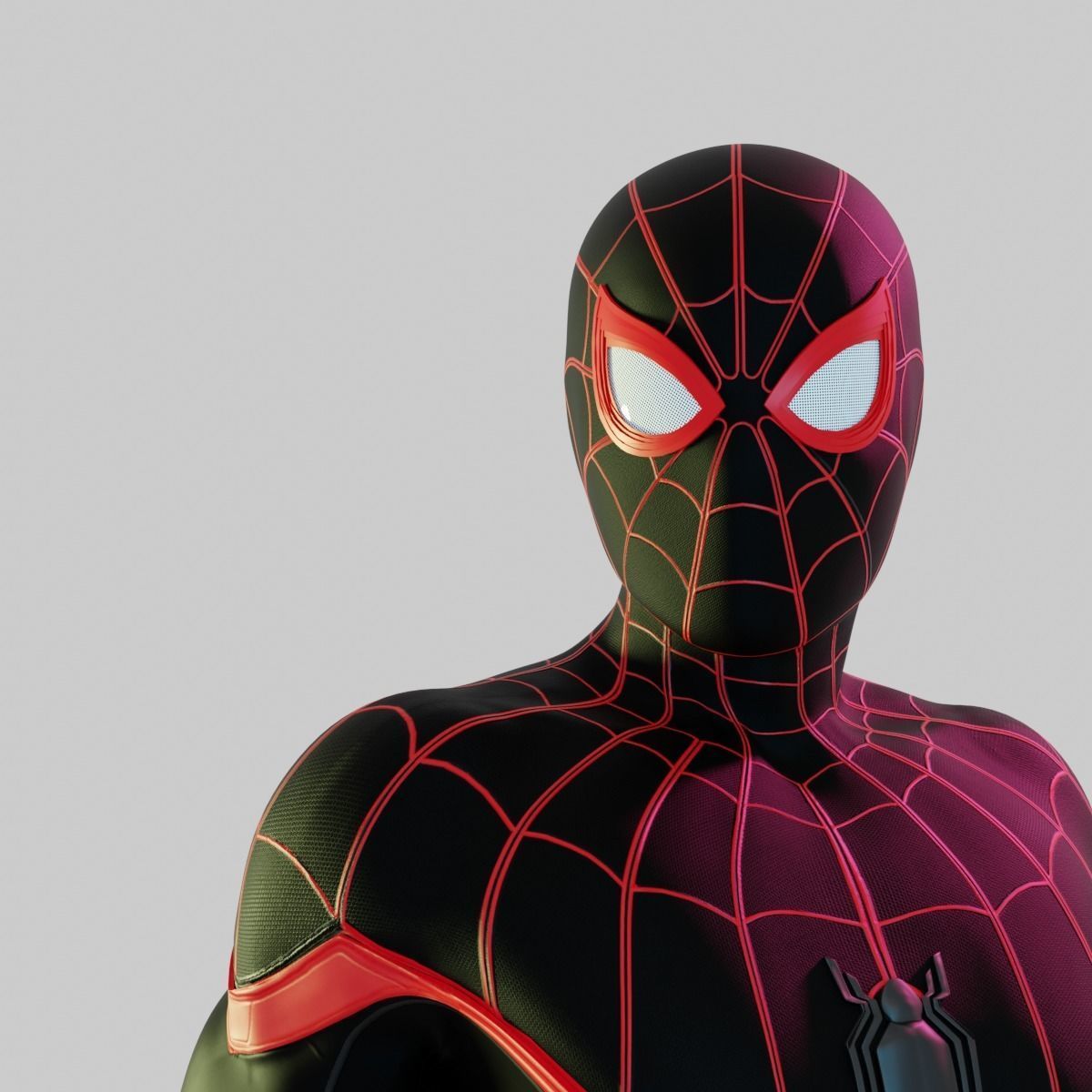Spiderman far from home 2 SUIT include 3D model_5