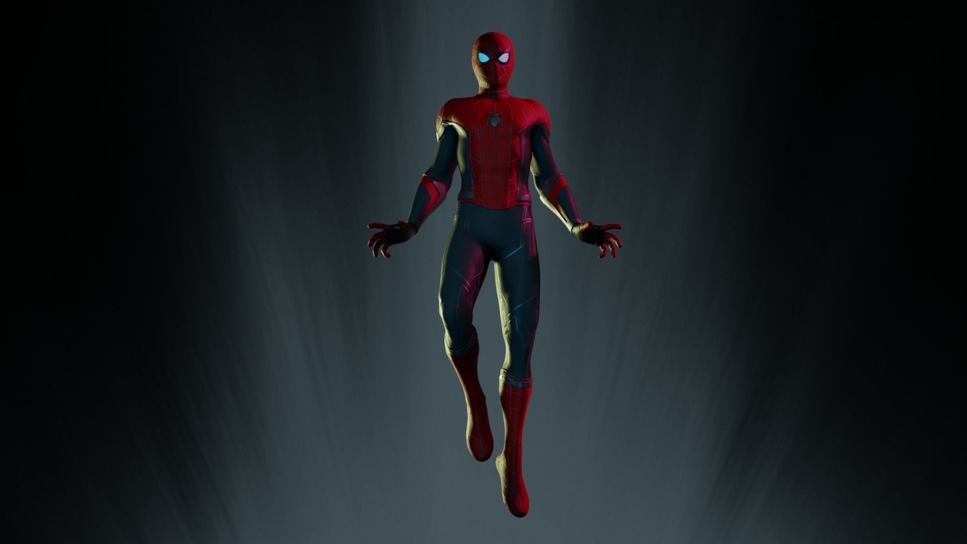Spiderman far from home 2 SUIT include 3D model_11
