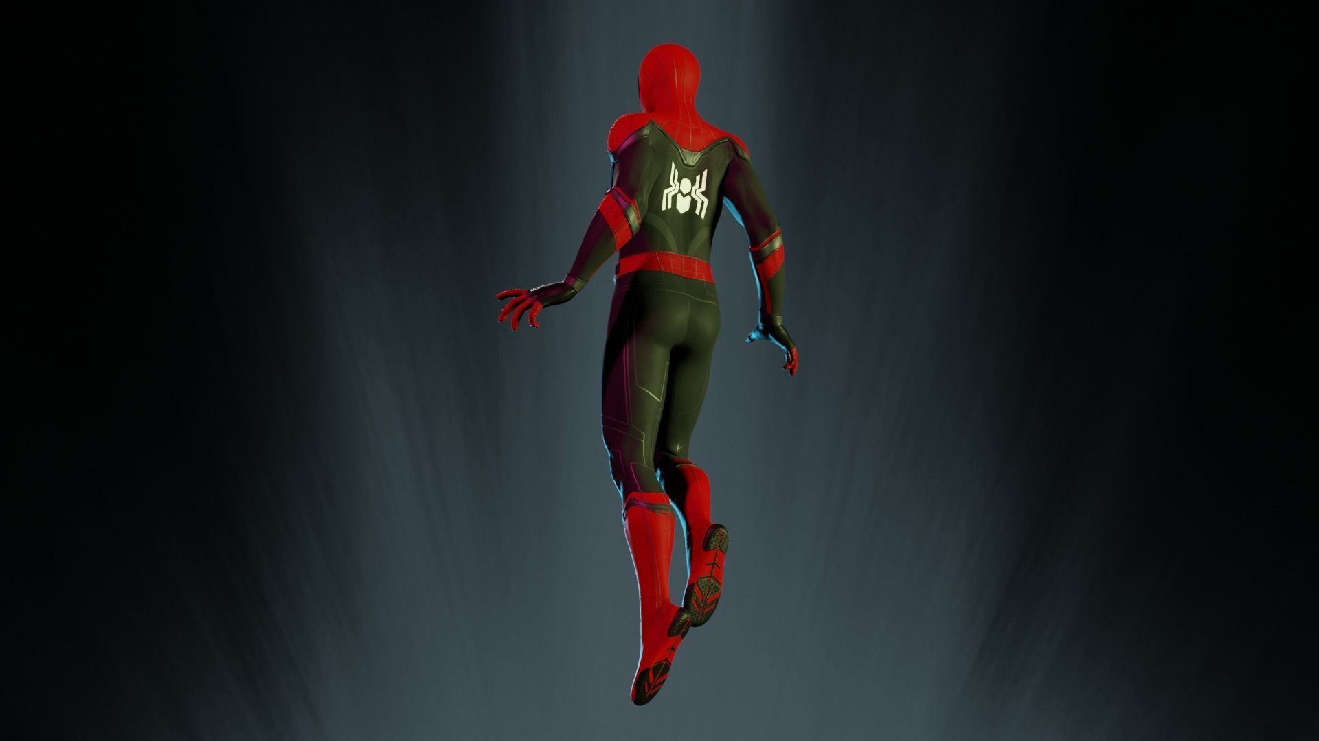 Spiderman far from home 2 SUIT include 3D model_14