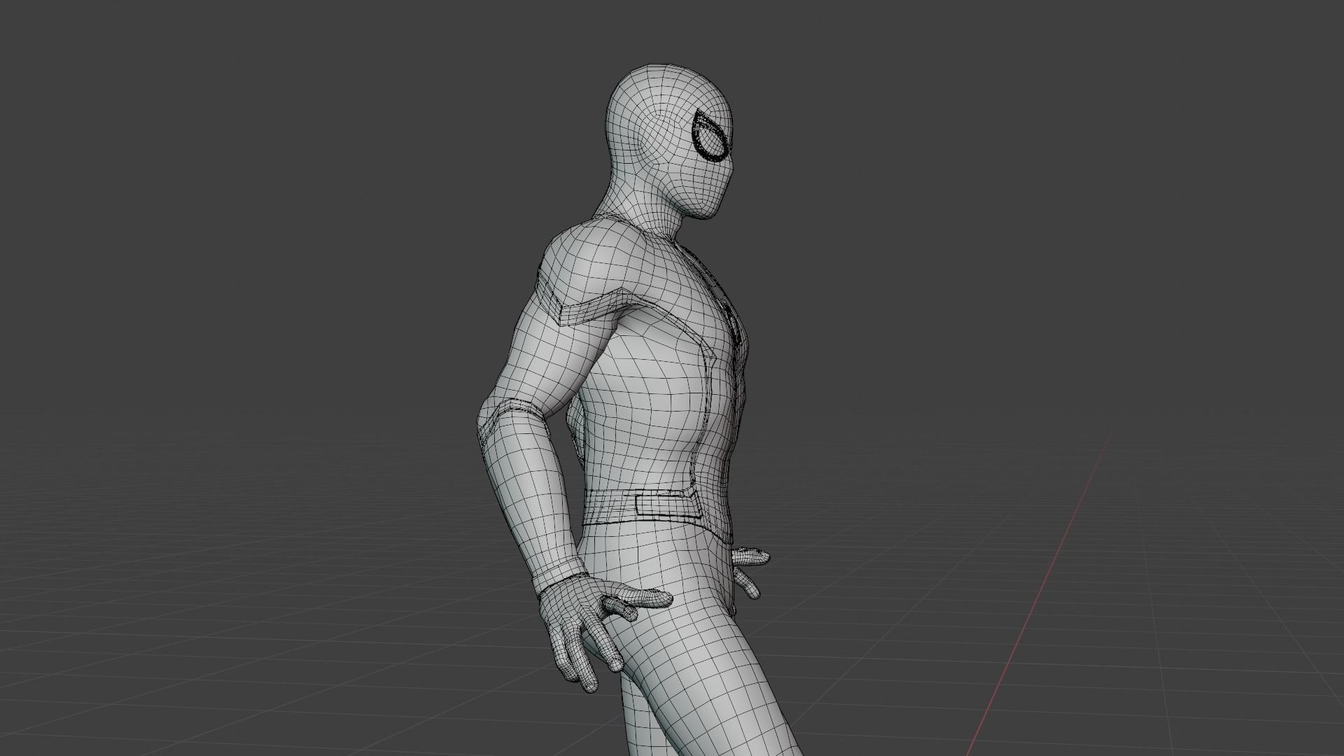 Spiderman far from home 2 SUIT include 3D model_24