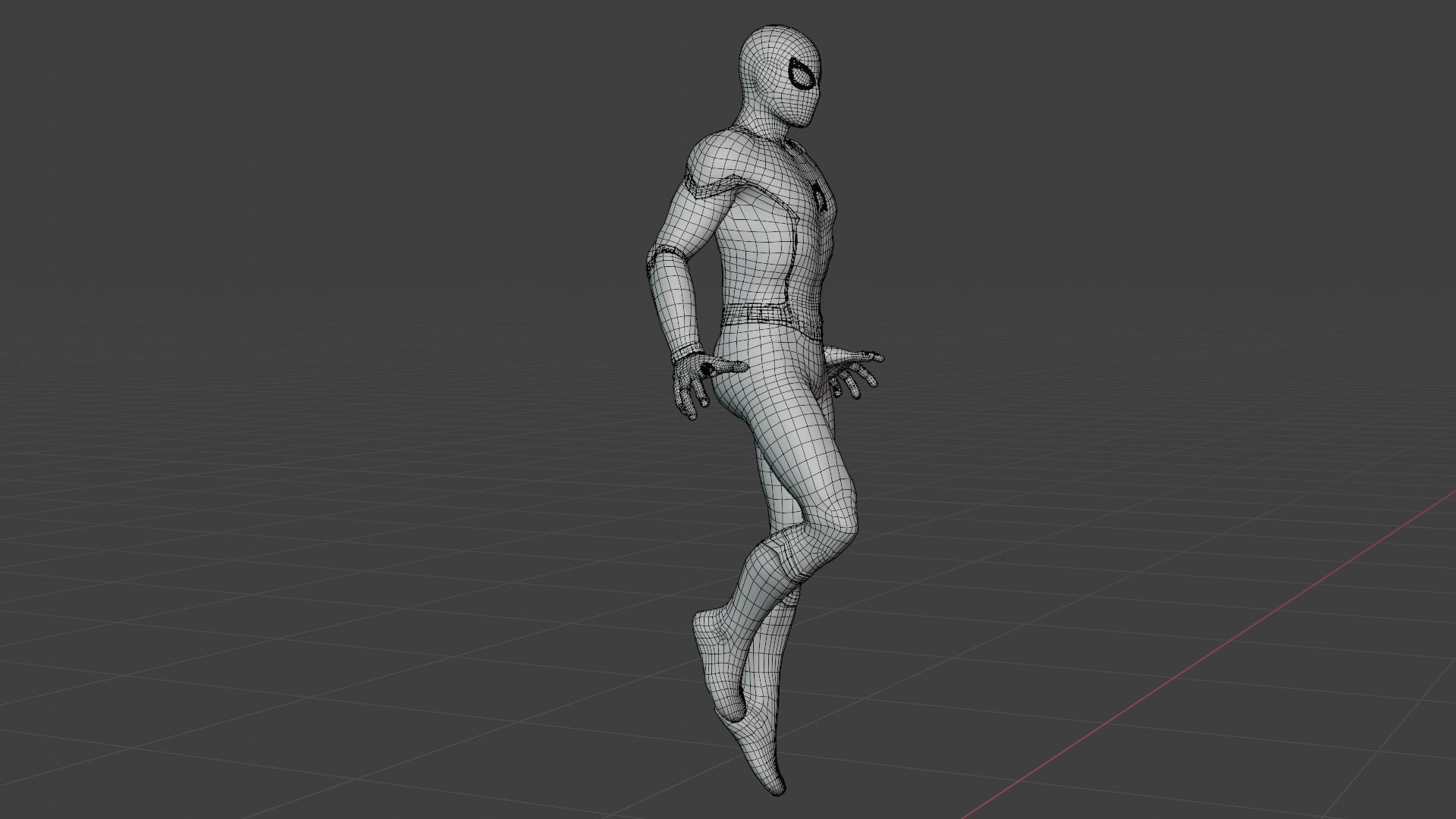 Spiderman far from home 2 SUIT include 3D model_21
