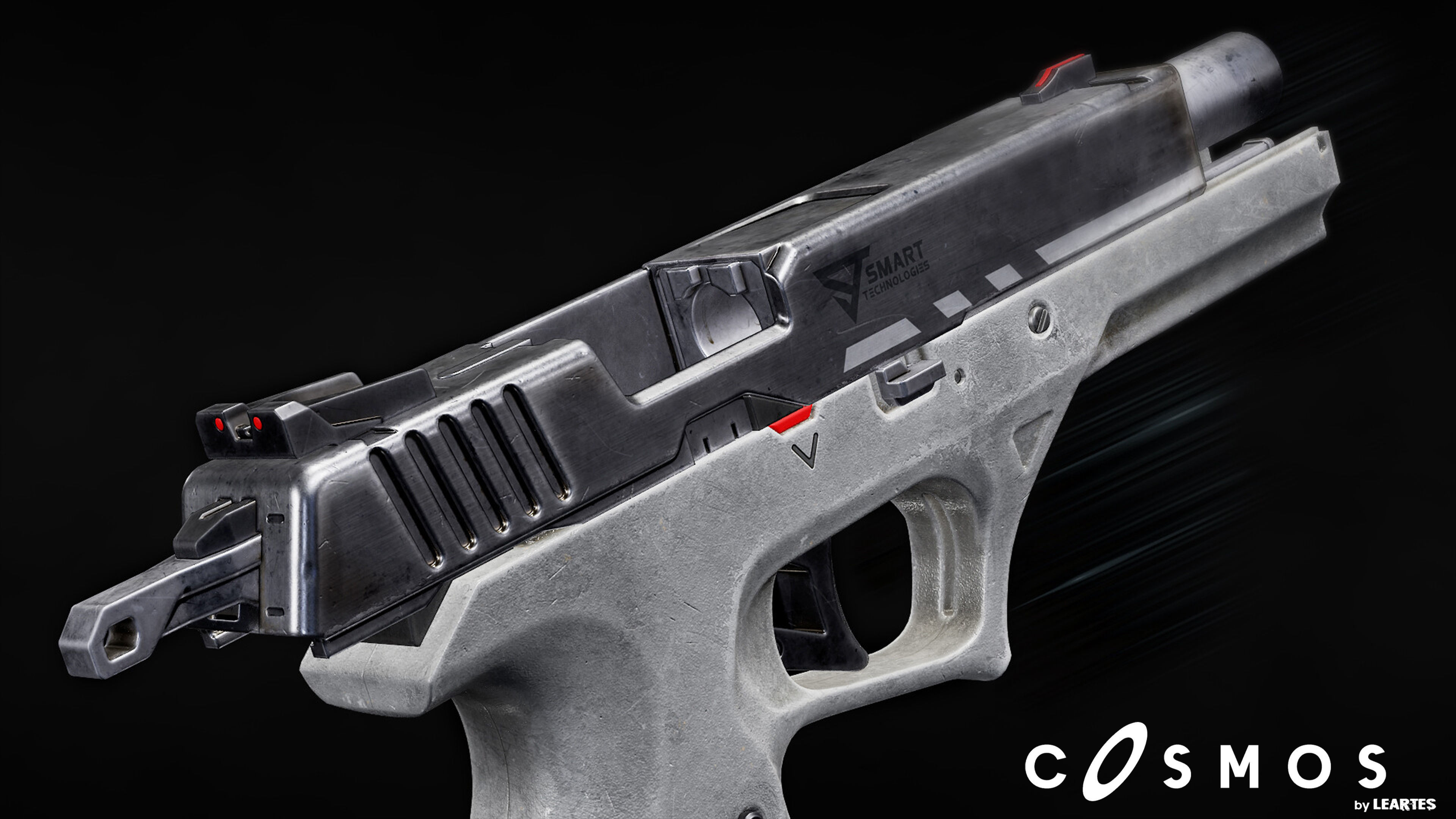 Smart M-1 Low-poly 3D model_3