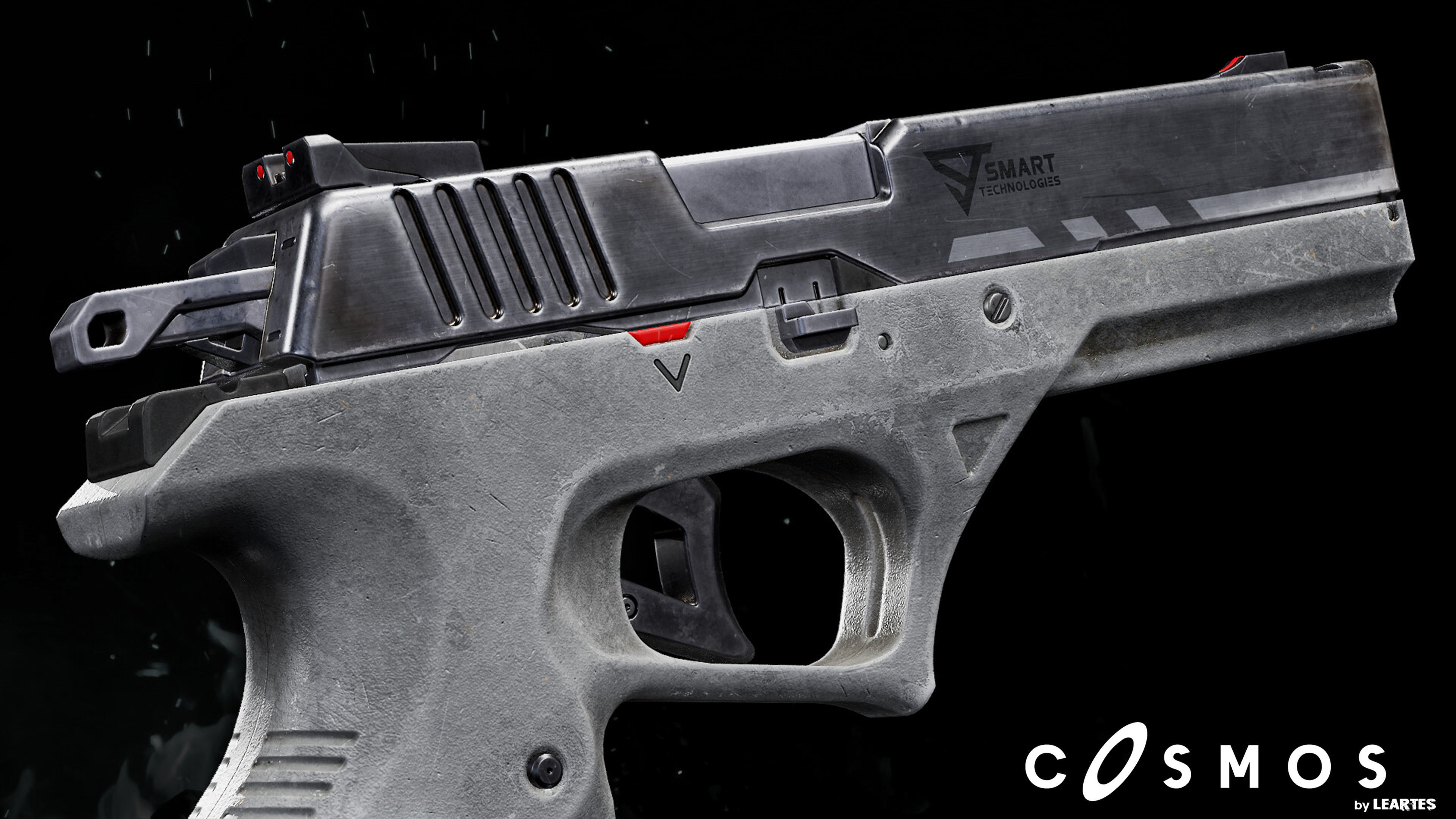 Smart M-1 Low-poly 3D model_2