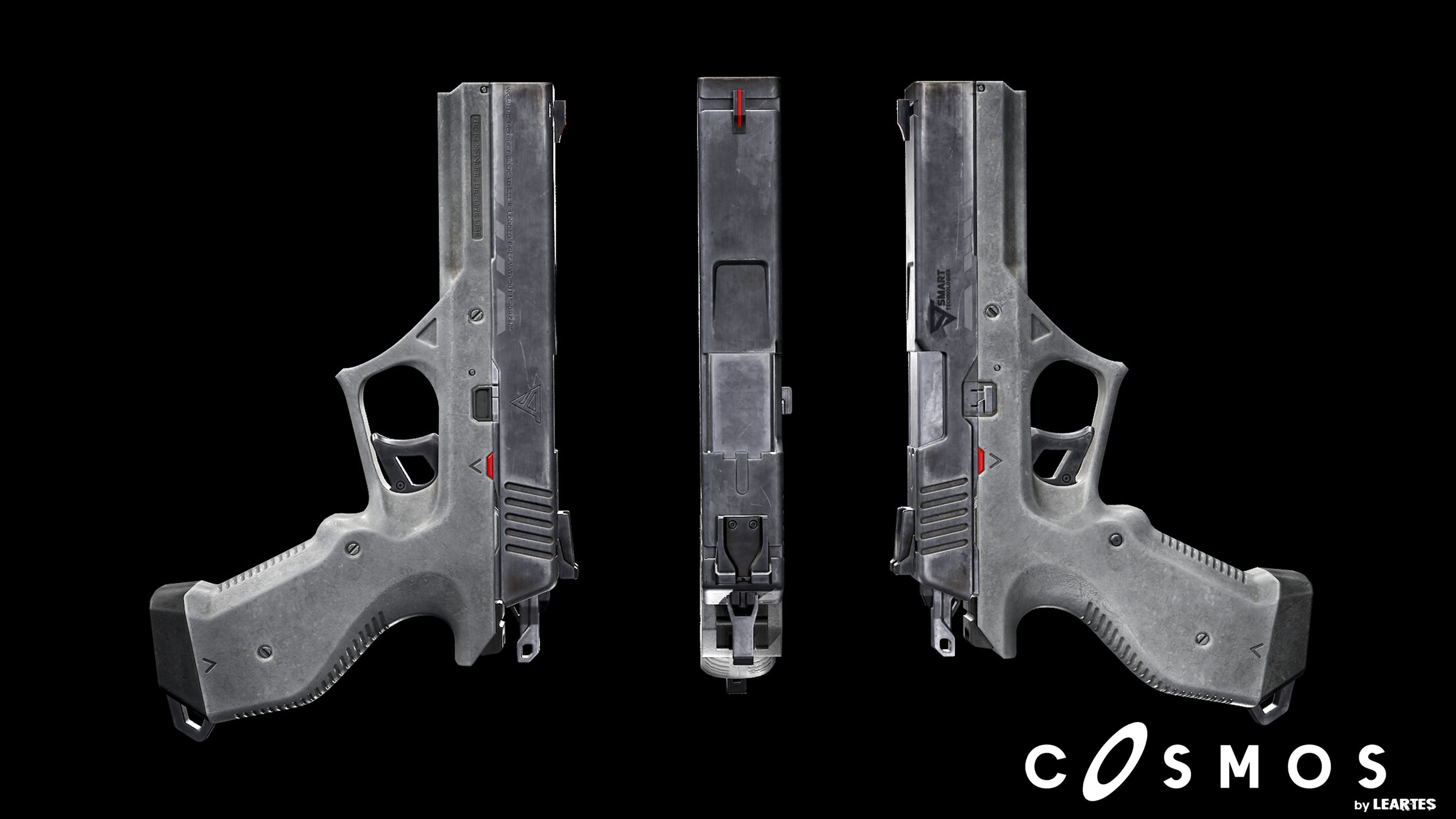 Smart M-1 Low-poly 3D model_5