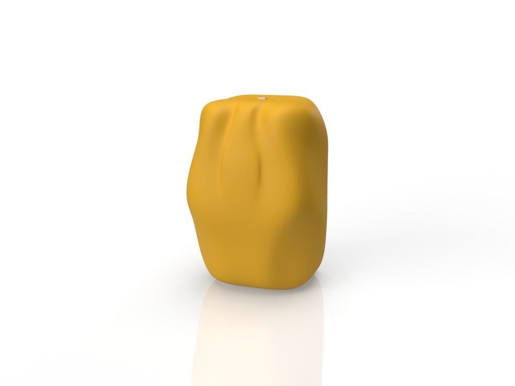Pechuga gold pepper shaker 3D model_1