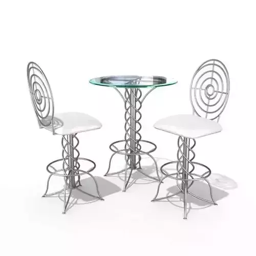 Modern Bistro Table Set