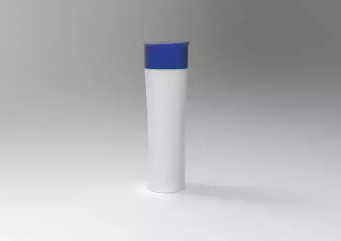 Champu plastic bottle with cap