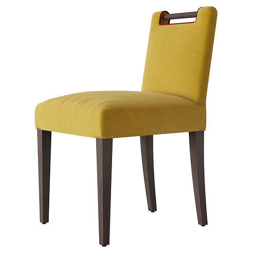 Desk Chair Low-poly 3D model