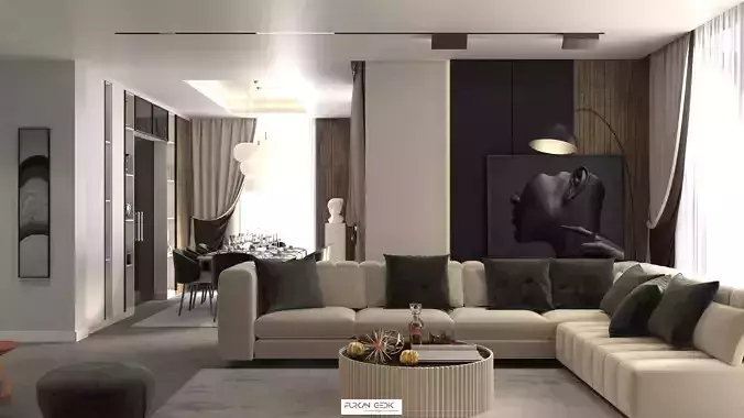 Living Room Modern DA Villa