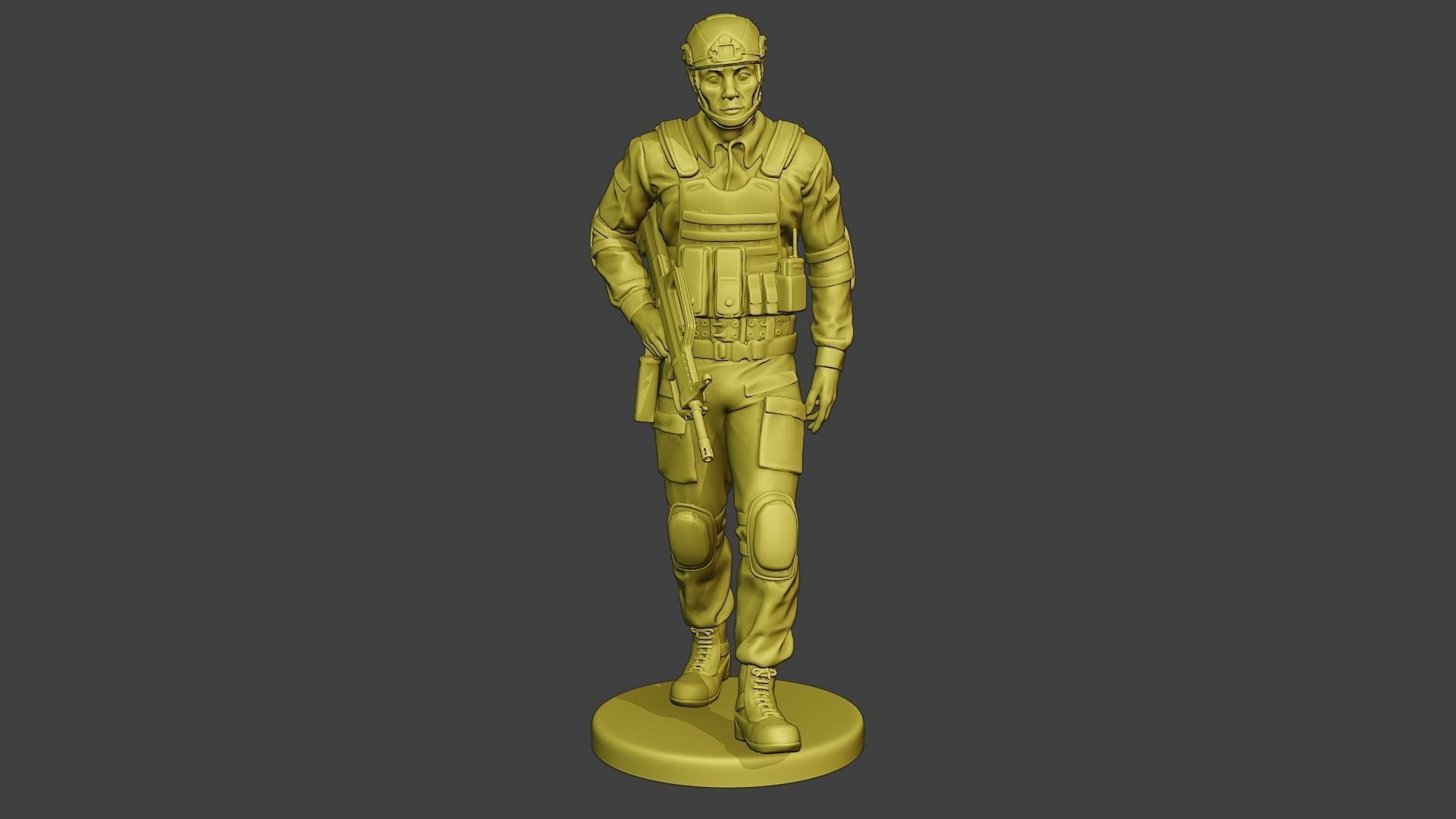 China Actual Special Forces PAP 0004 3D print model_11