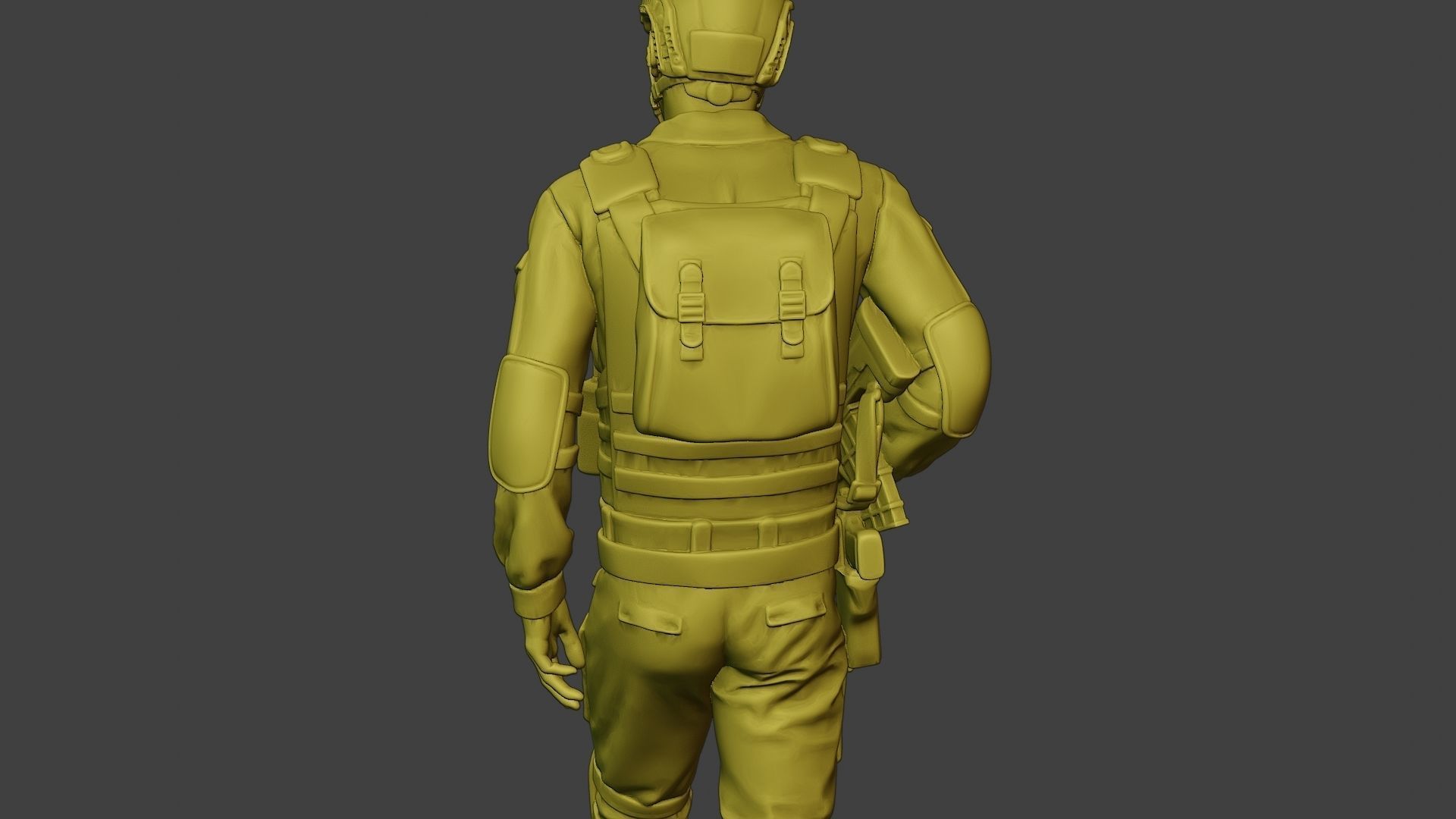 China Actual Special Forces PAP 0004 3D print model_21