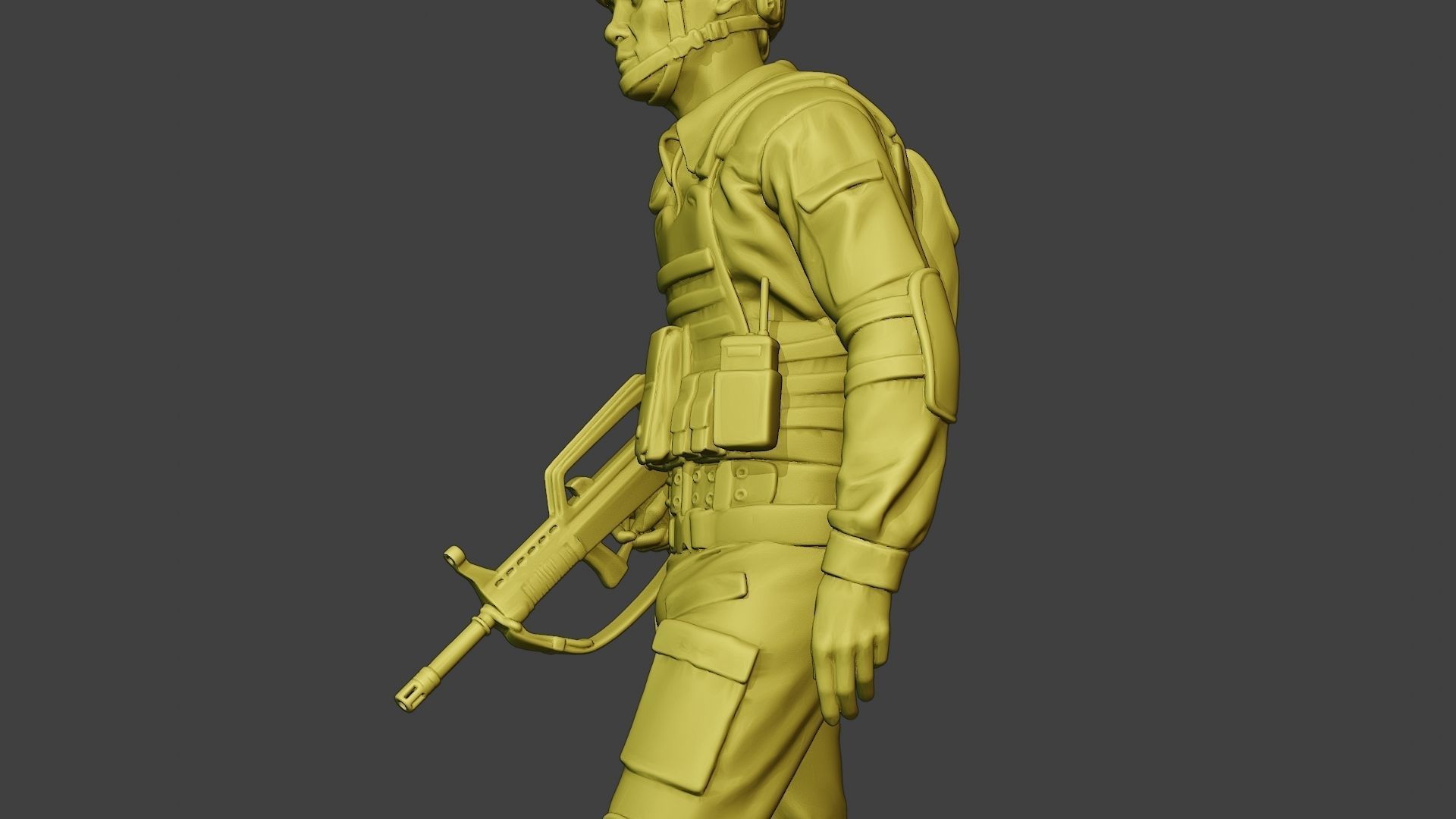 China Actual Special Forces PAP 0004 3D print model_17
