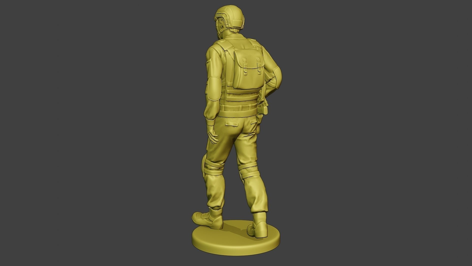 China Actual Special Forces PAP 0004 3D print model_5
