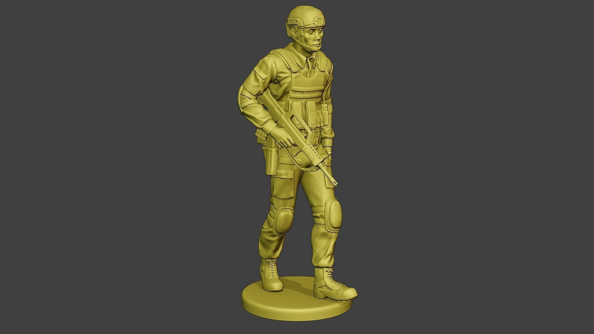 China Actual Special Forces PAP 0004 3D print model_10