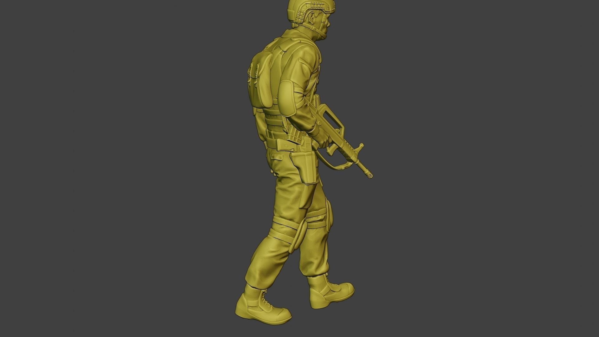China Actual Special Forces PAP 0004 3D print model_31