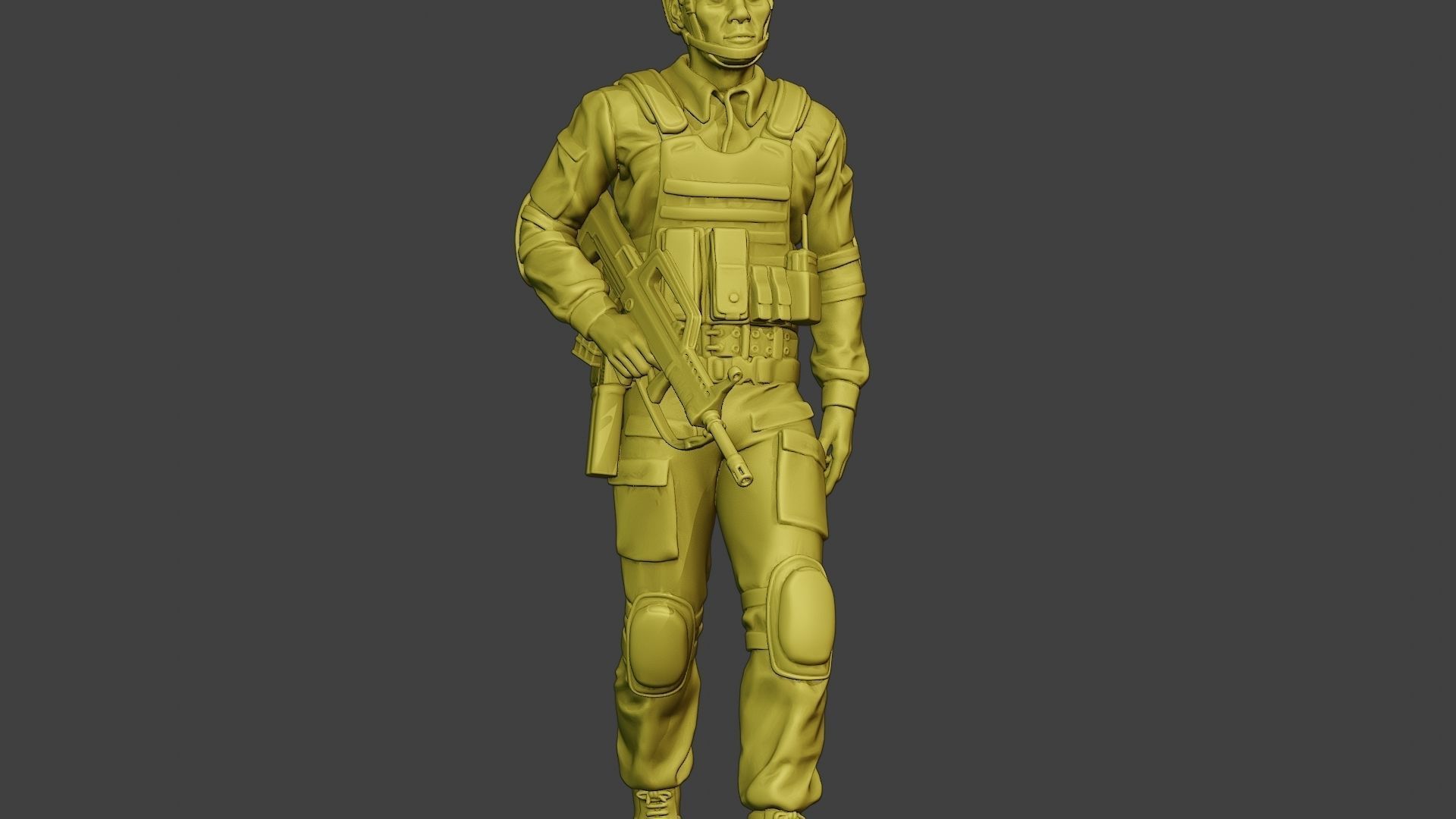 China Actual Special Forces PAP 0004 3D print model_28