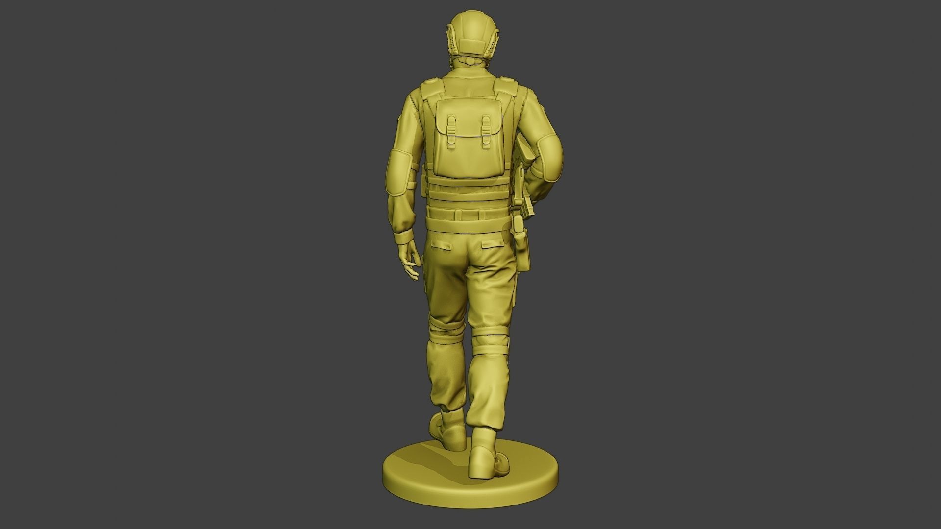 China Actual Special Forces PAP 0004 3D print model_6