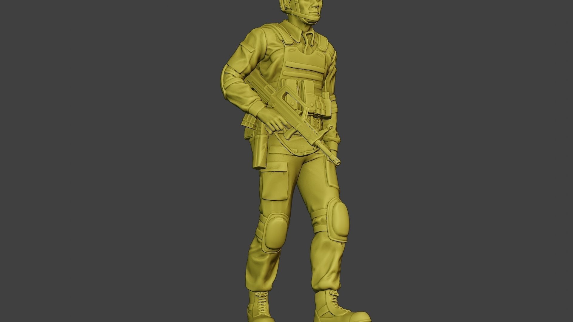 China Actual Special Forces PAP 0004 3D print model_13
