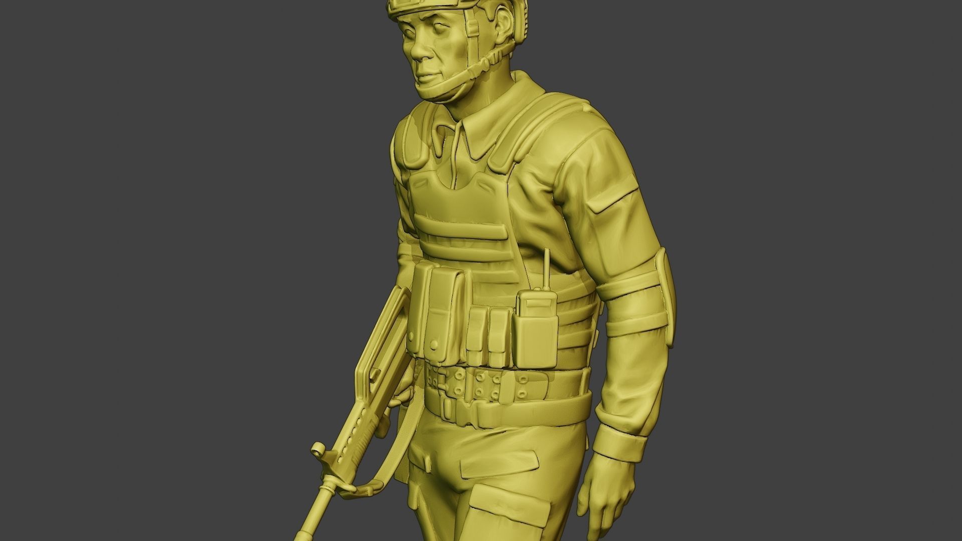 China Actual Special Forces PAP 0004 3D print model_18