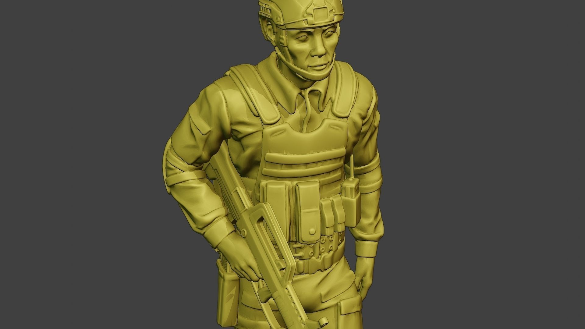 China Actual Special Forces PAP 0004 3D print model_19