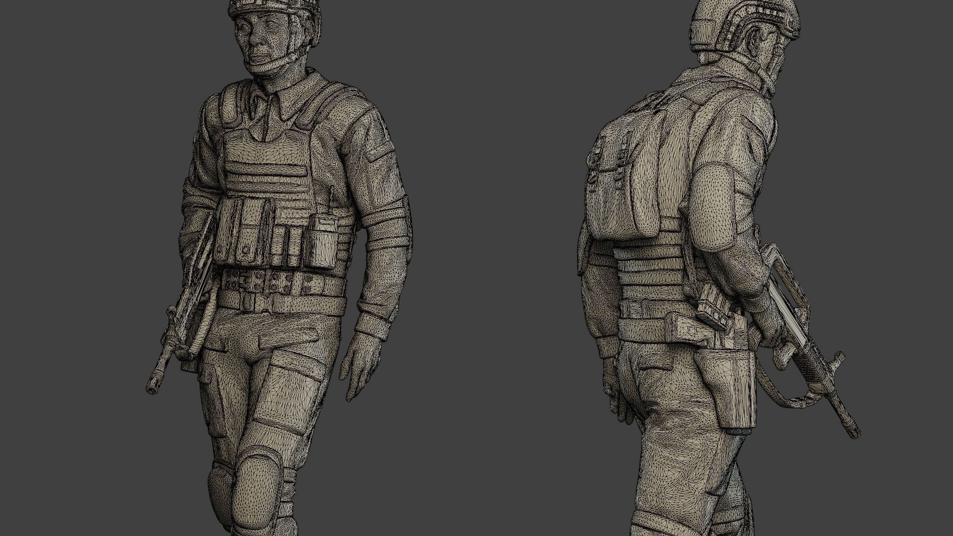 China Actual Special Forces PAP 0004 3D print model_12