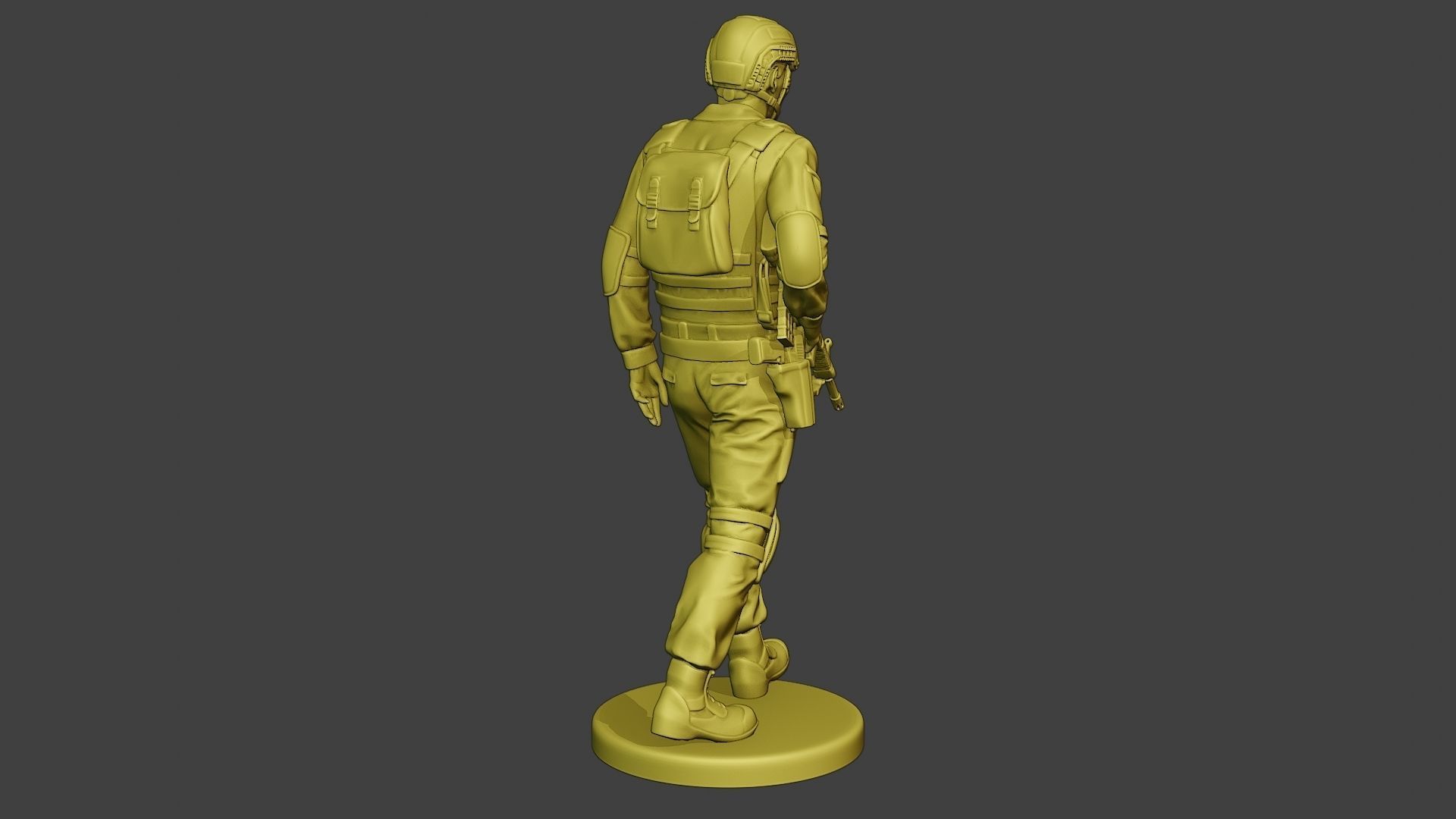 China Actual Special Forces PAP 0004 3D print model_7
