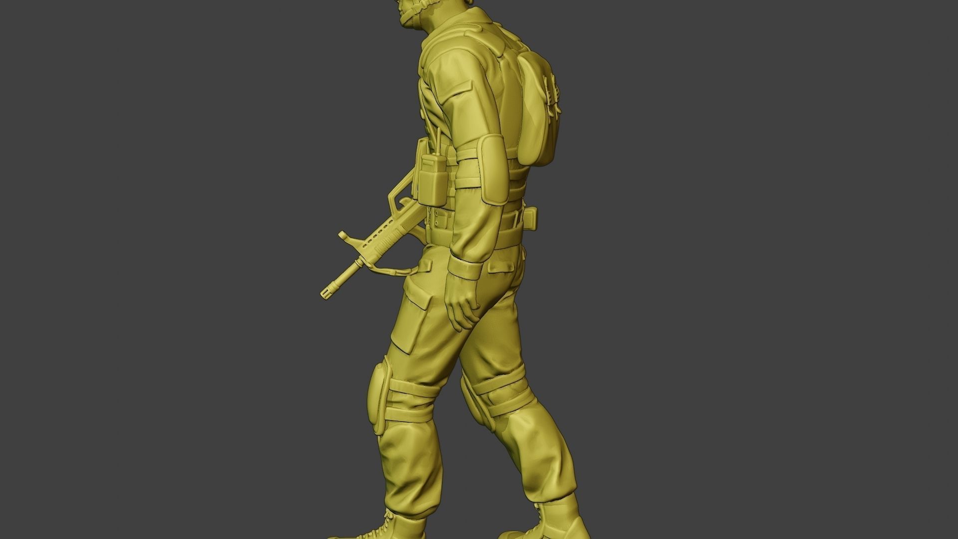 China Actual Special Forces PAP 0004 3D print model_26