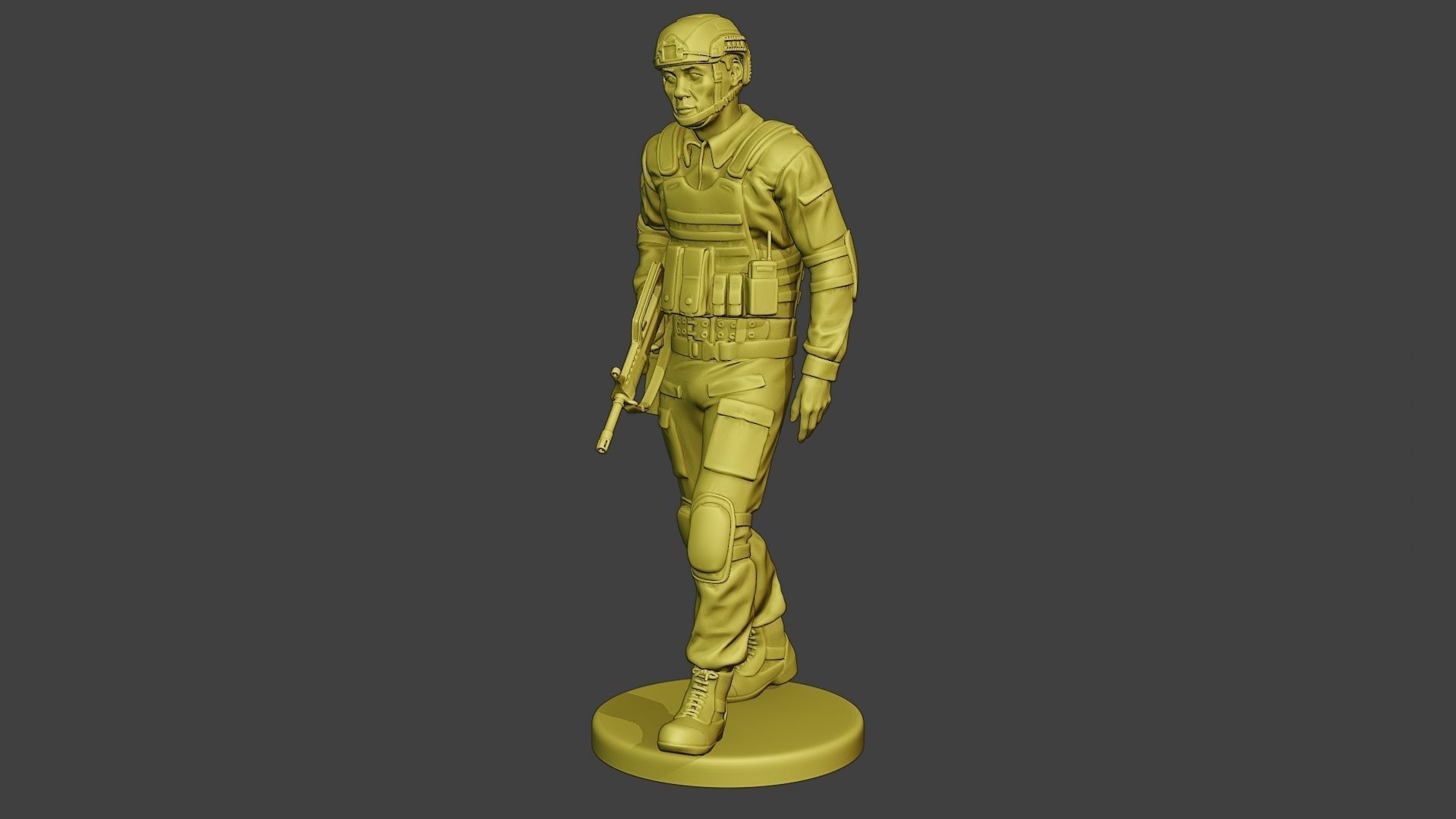 China Actual Special Forces PAP 0004 3D print model_2