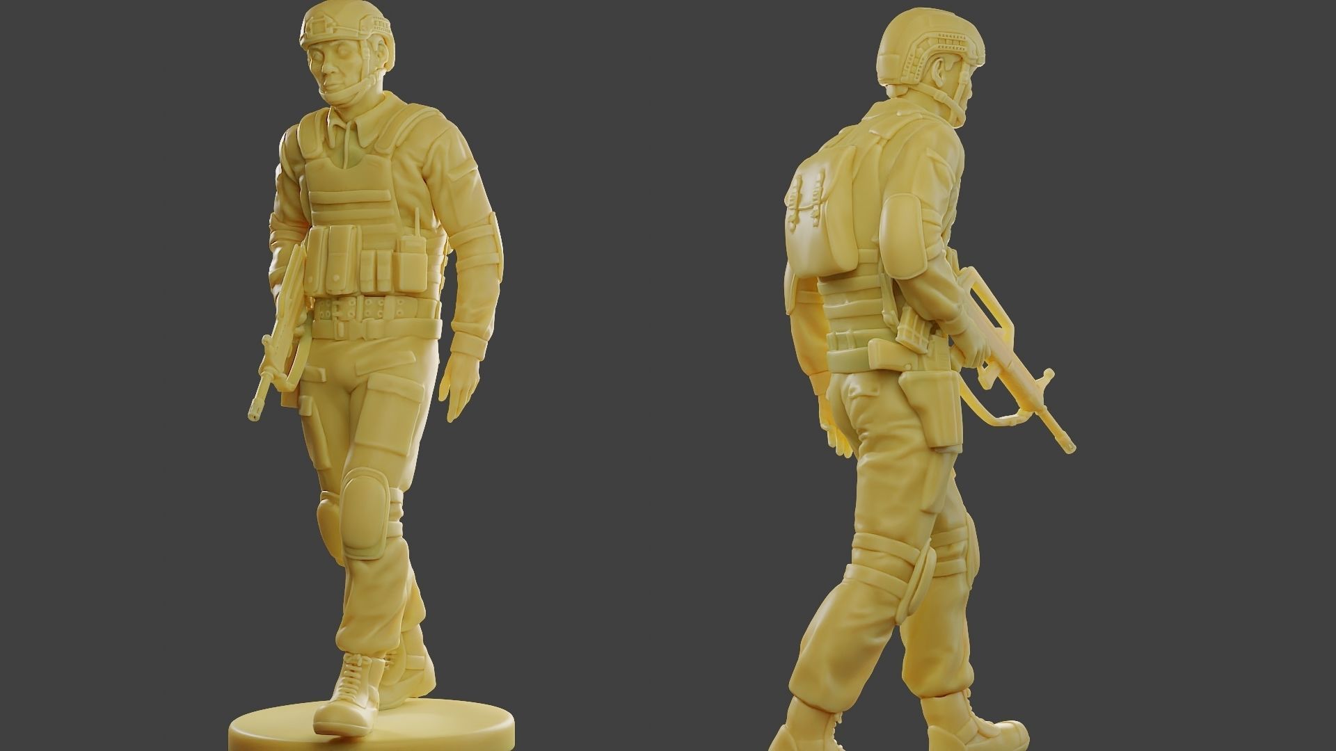 China Actual Special Forces PAP 0004 3D print model_1