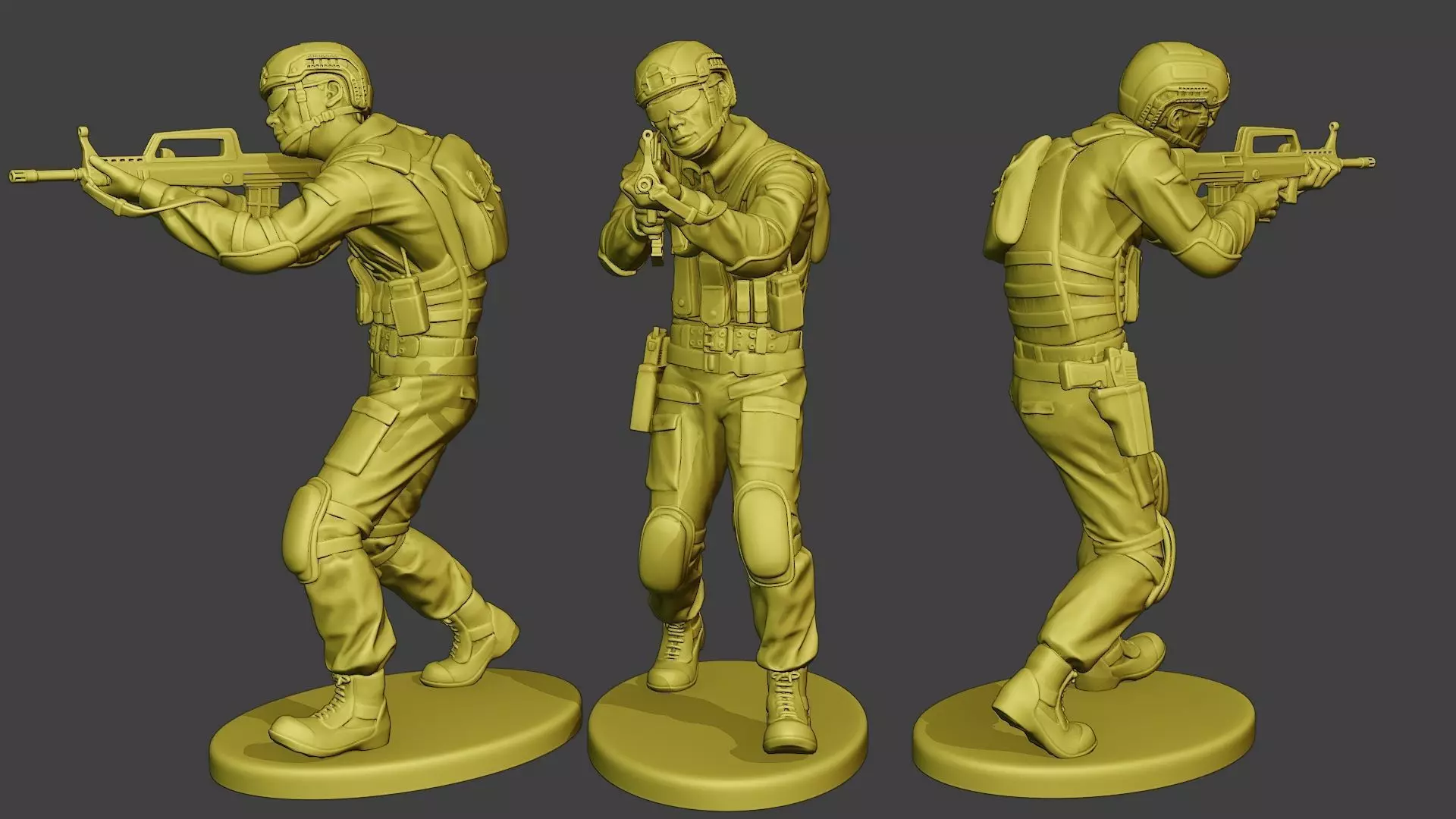 China Actual Special Forces PAP 0005 3D print model