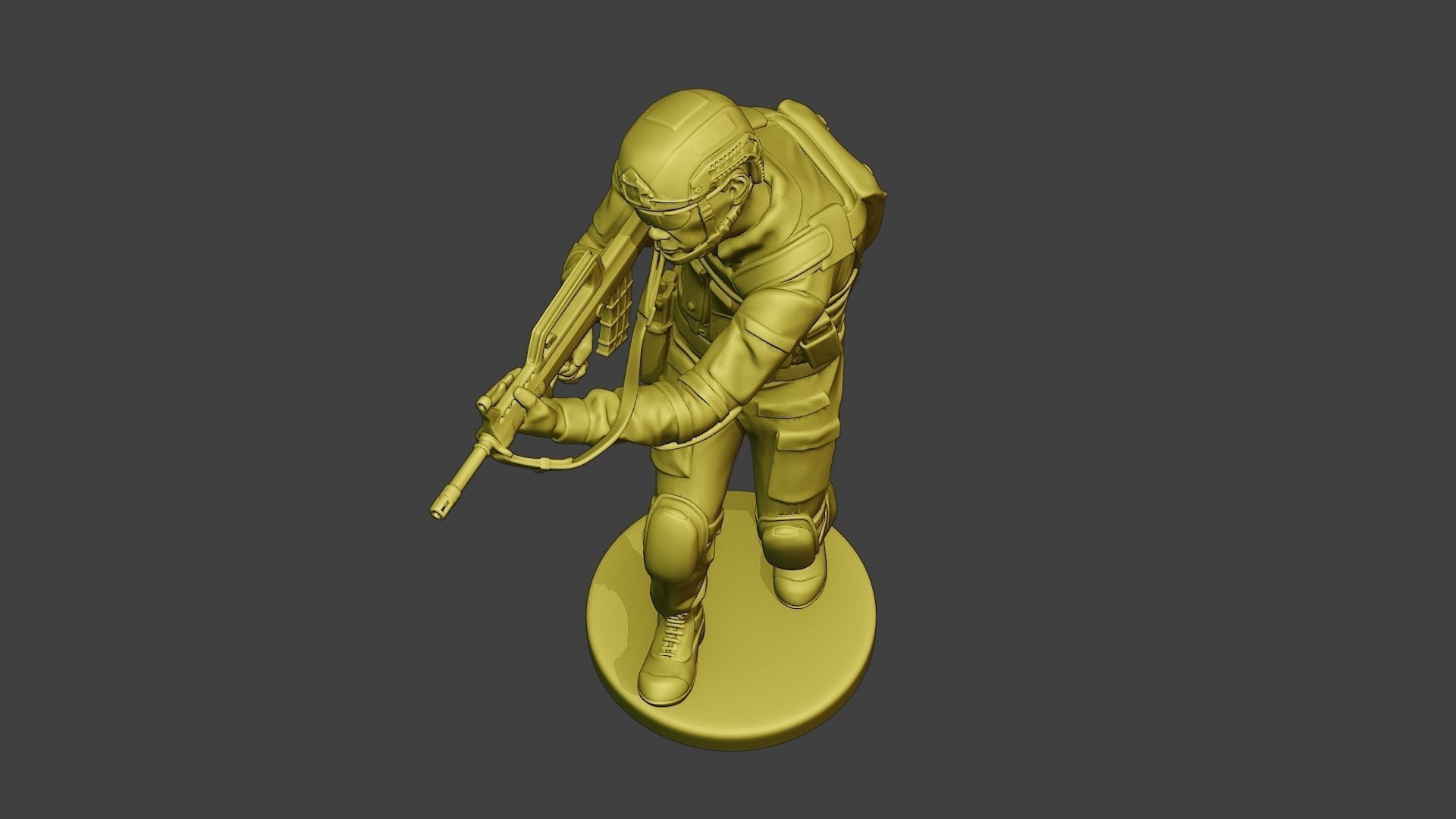 China Actual Special Forces PAP 0006 3D print model_14