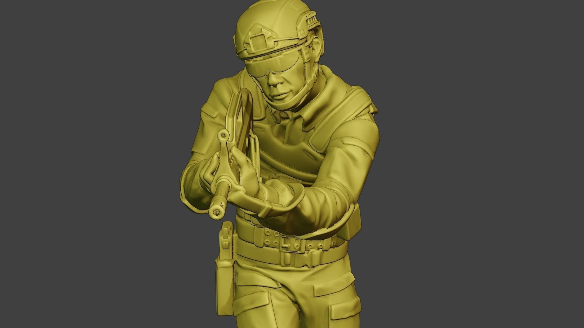 China Actual Special Forces PAP 0006 3D print model_19