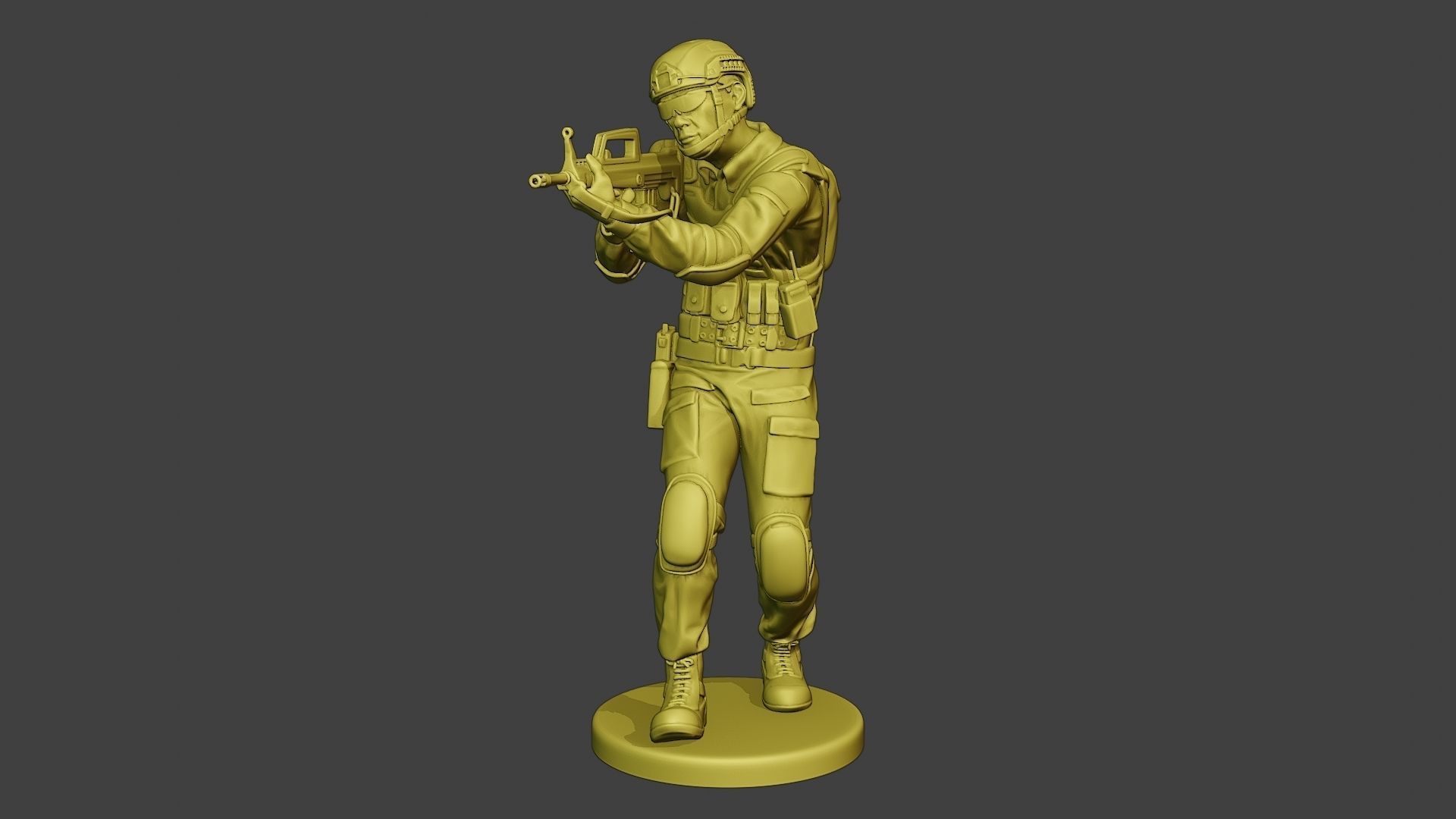 China Actual Special Forces PAP 0006 3D print model_11