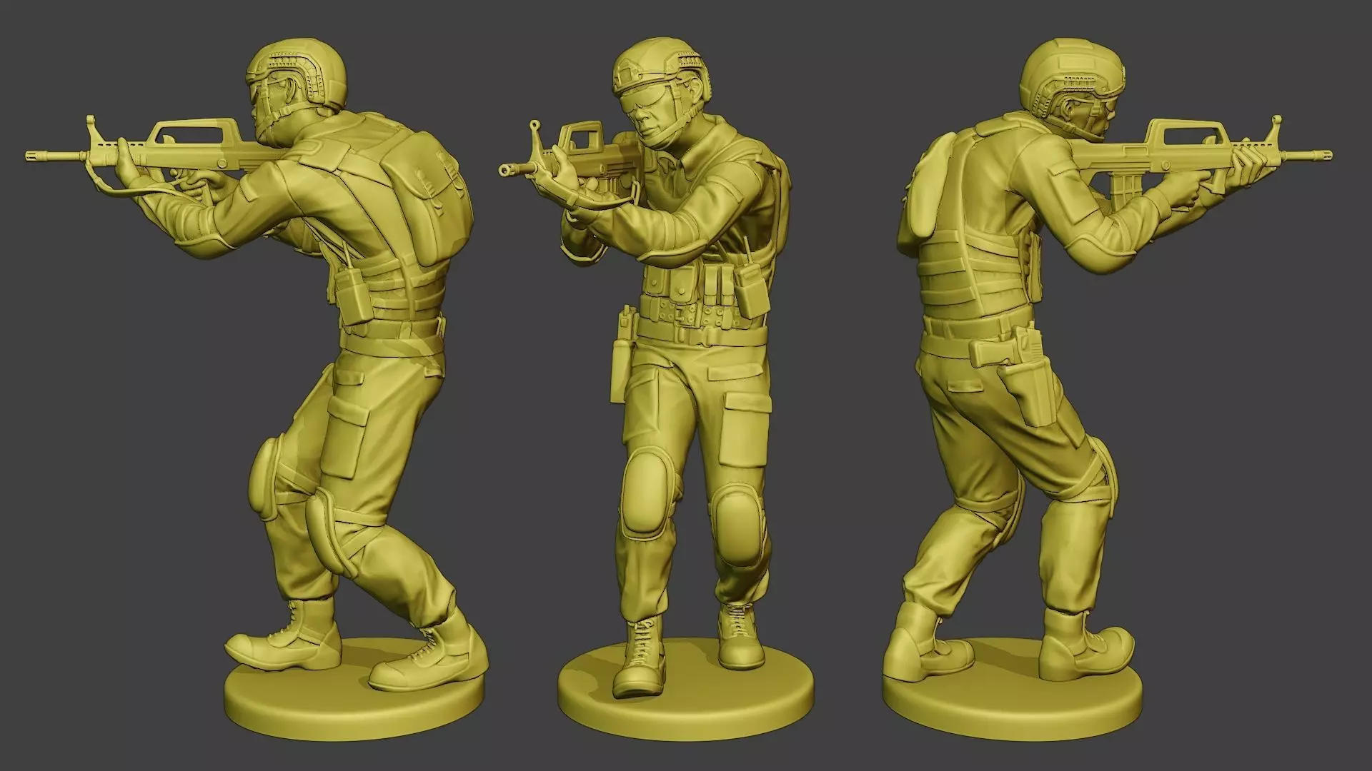 China Actual Special Forces PAP 0006 3D print model_0