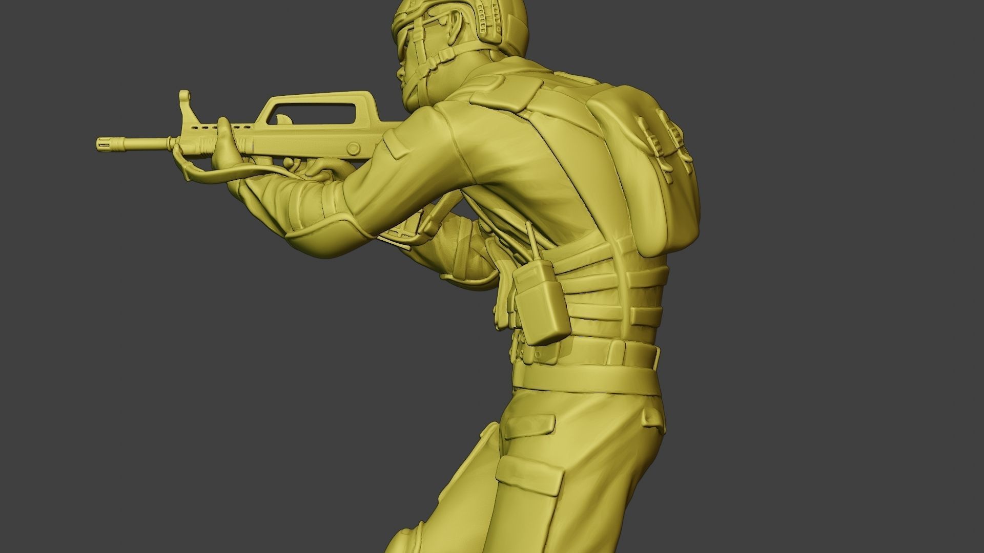 China Actual Special Forces PAP 0006 3D print model_17