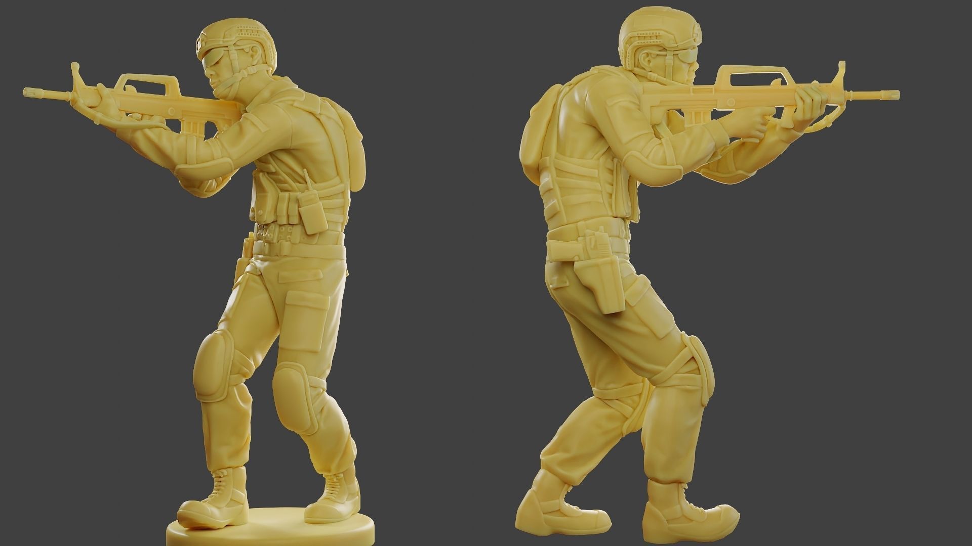 China Actual Special Forces PAP 0006 3D print model_1