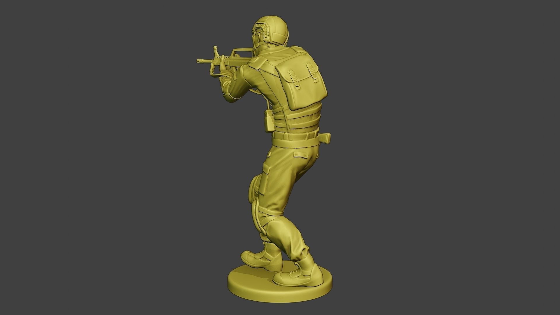 China Actual Special Forces PAP 0006 3D print model_4