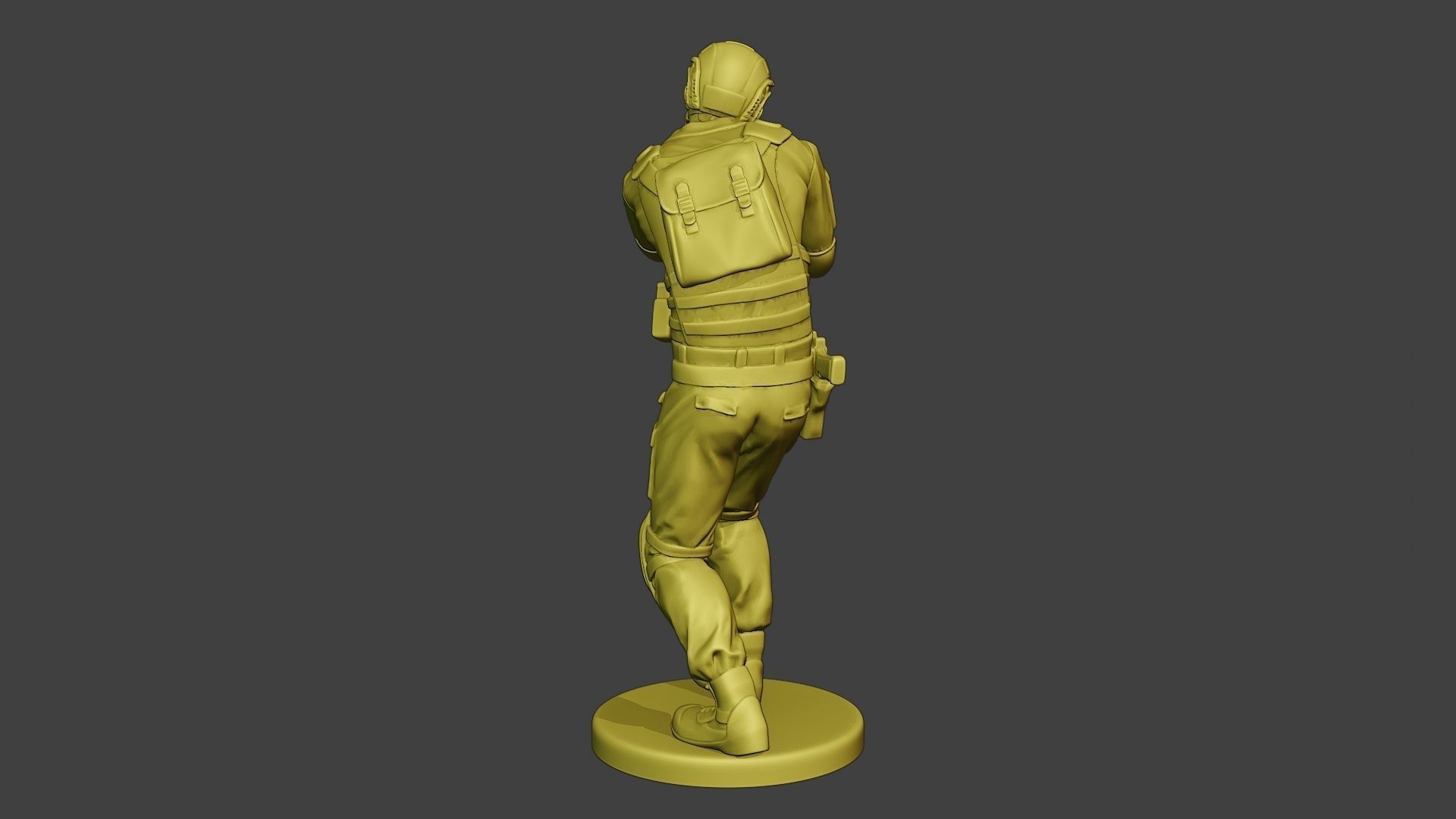 China Actual Special Forces PAP 0006 3D print model_5